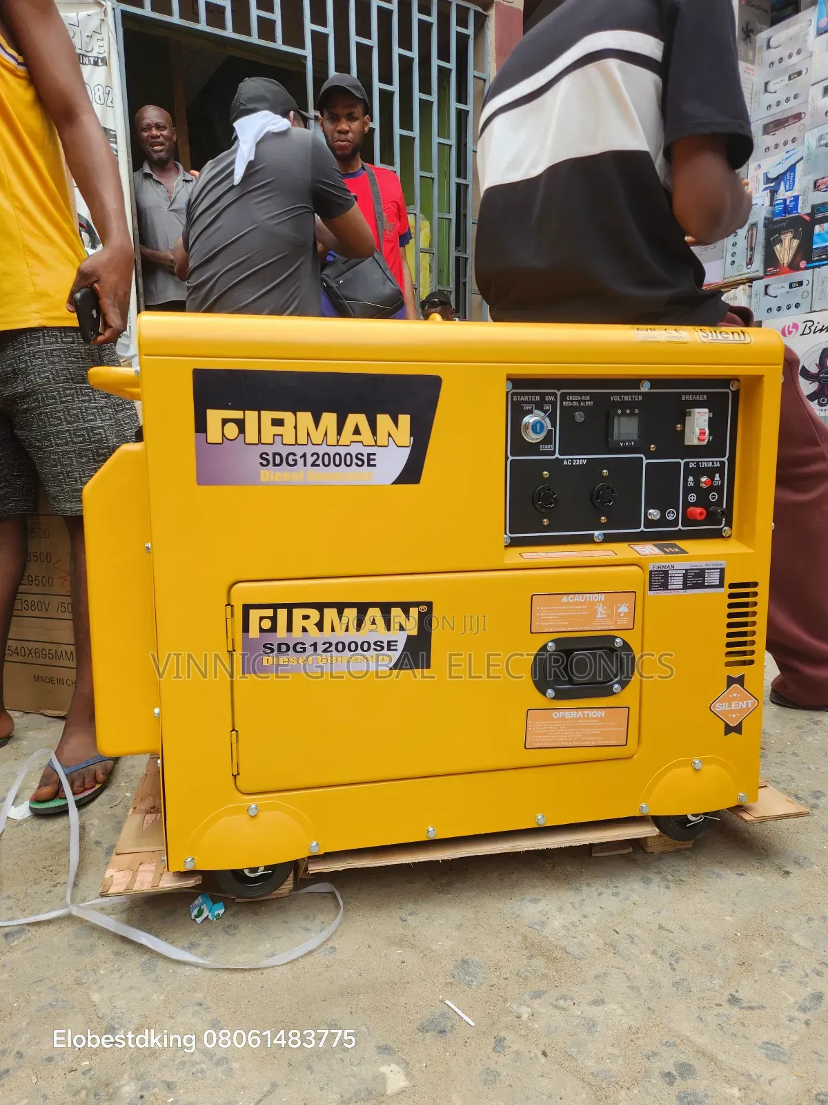 12.5kva Firman Diesel Silent Generator 100% Pure Copper Coil