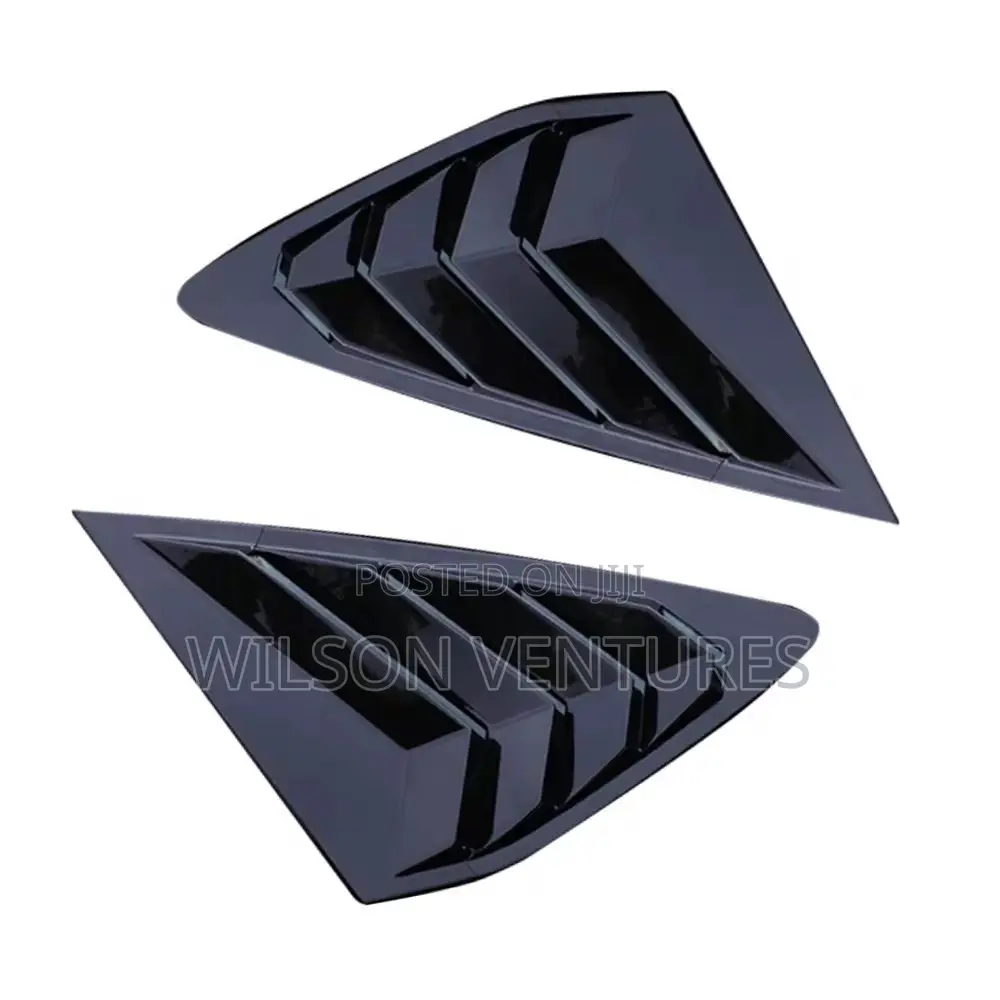 2007-2011 Camry 2pcs Rear Side Window Louver Cover Vent Trim Sunshade