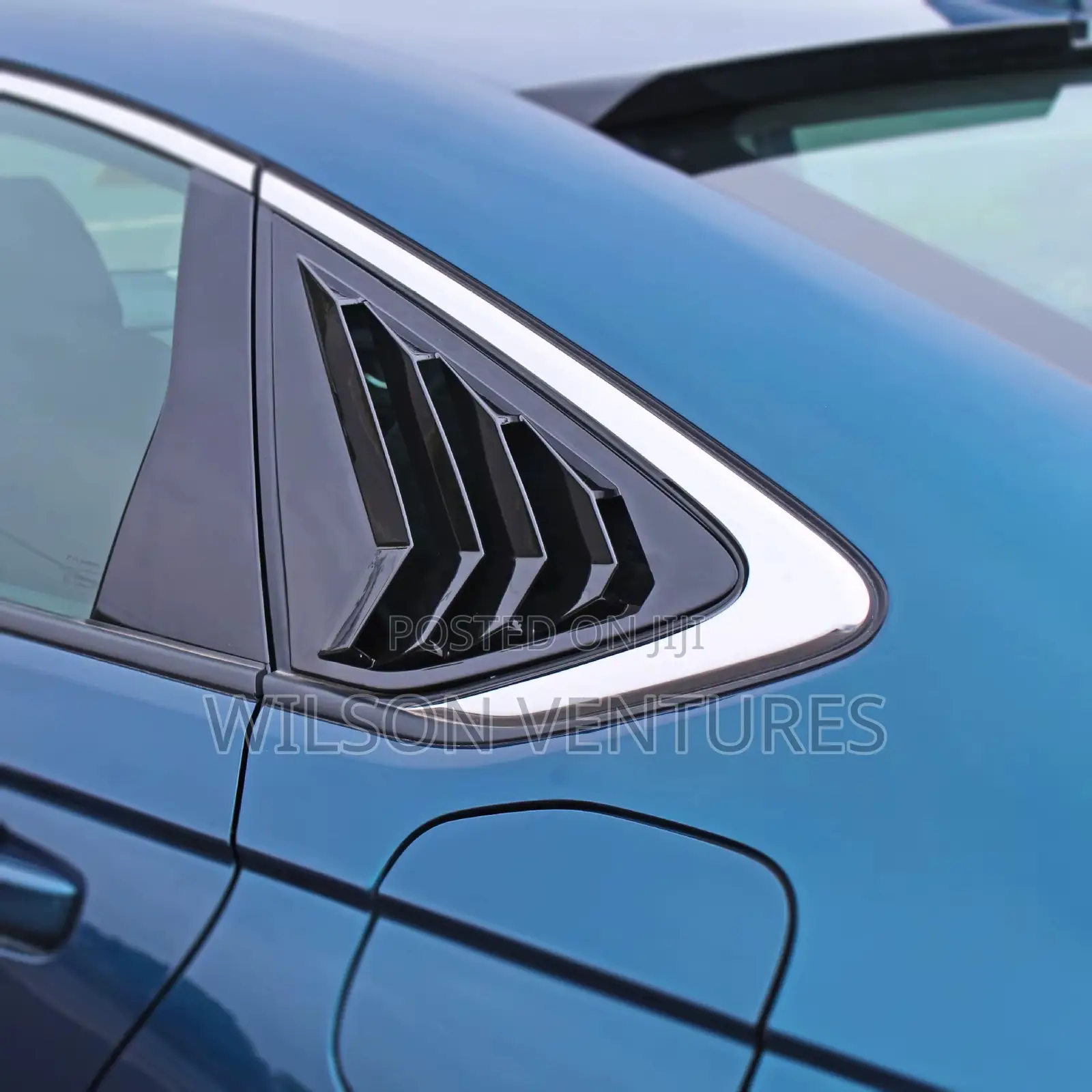 2007-2011 Camry 2pcs Rear Side Window Louver Cover Vent Trim Sunshade