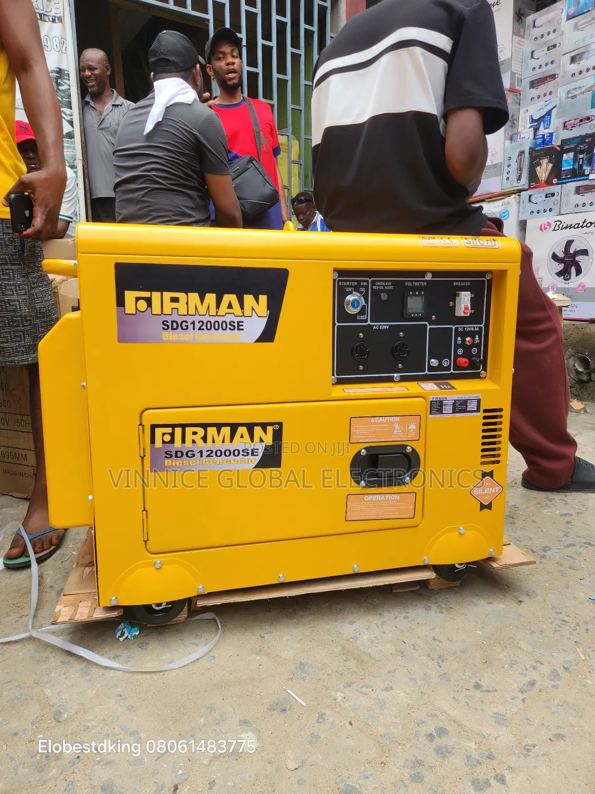 12.5kva Firman Diesel Generator 100% Copper Key Start