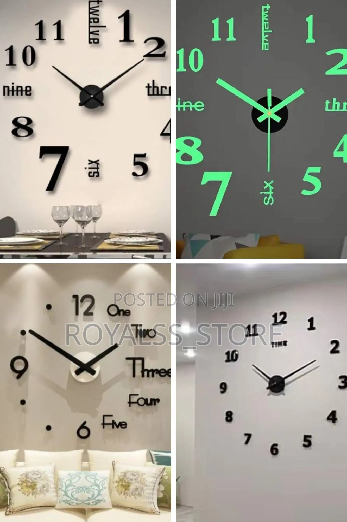 Biggest Size Diy Clock Available in All Designs and Sizes
