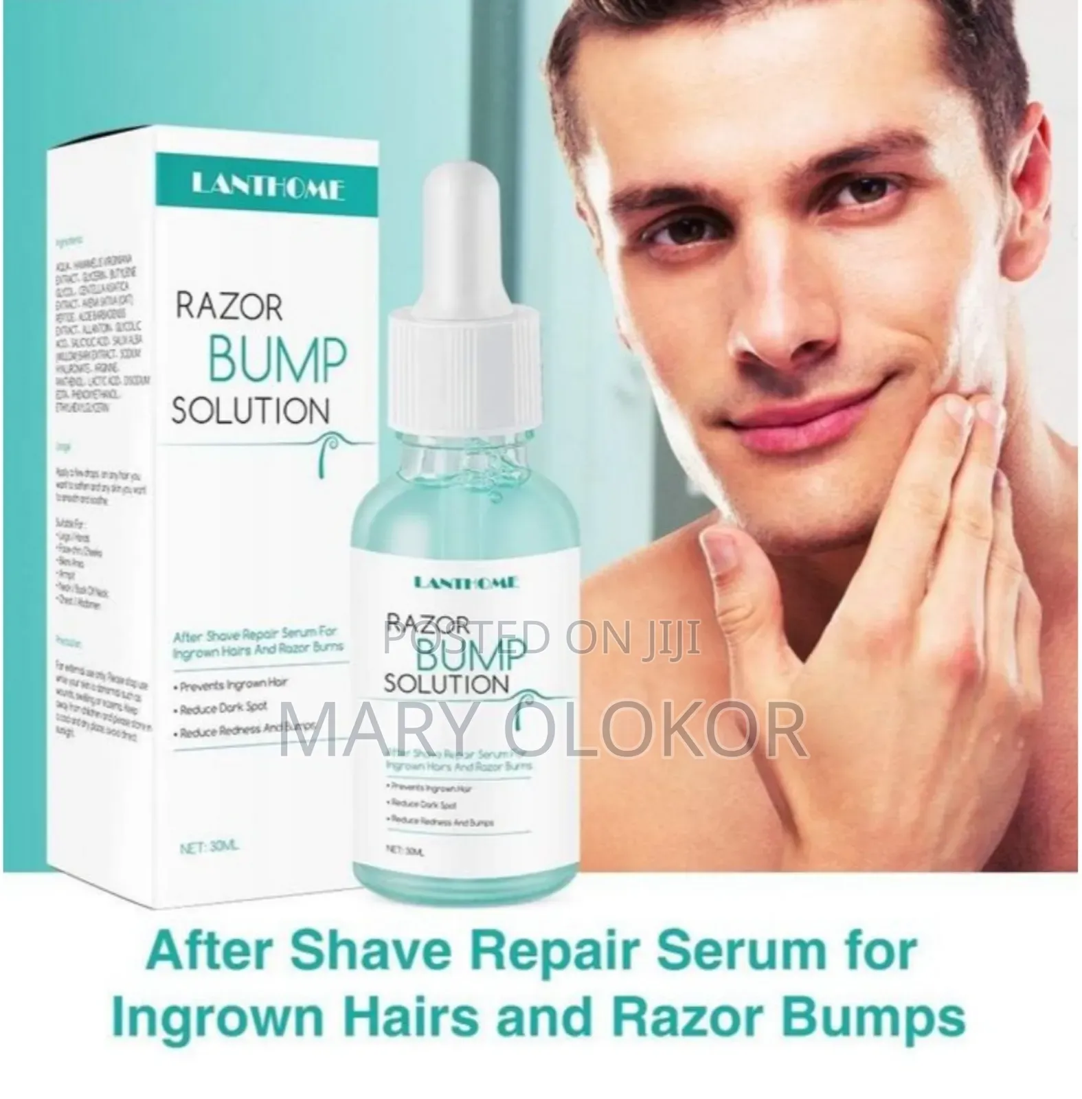 Razor Bump Removal/After Shave Solution Cream