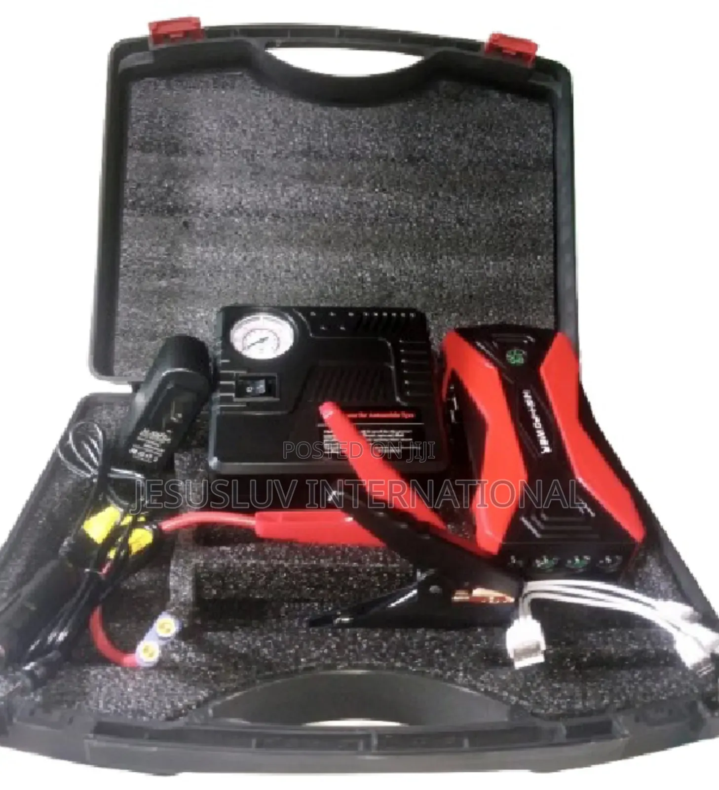 Y6 Jump Starter Tire Inflator for Large -Small Vehicle 12v-Digital