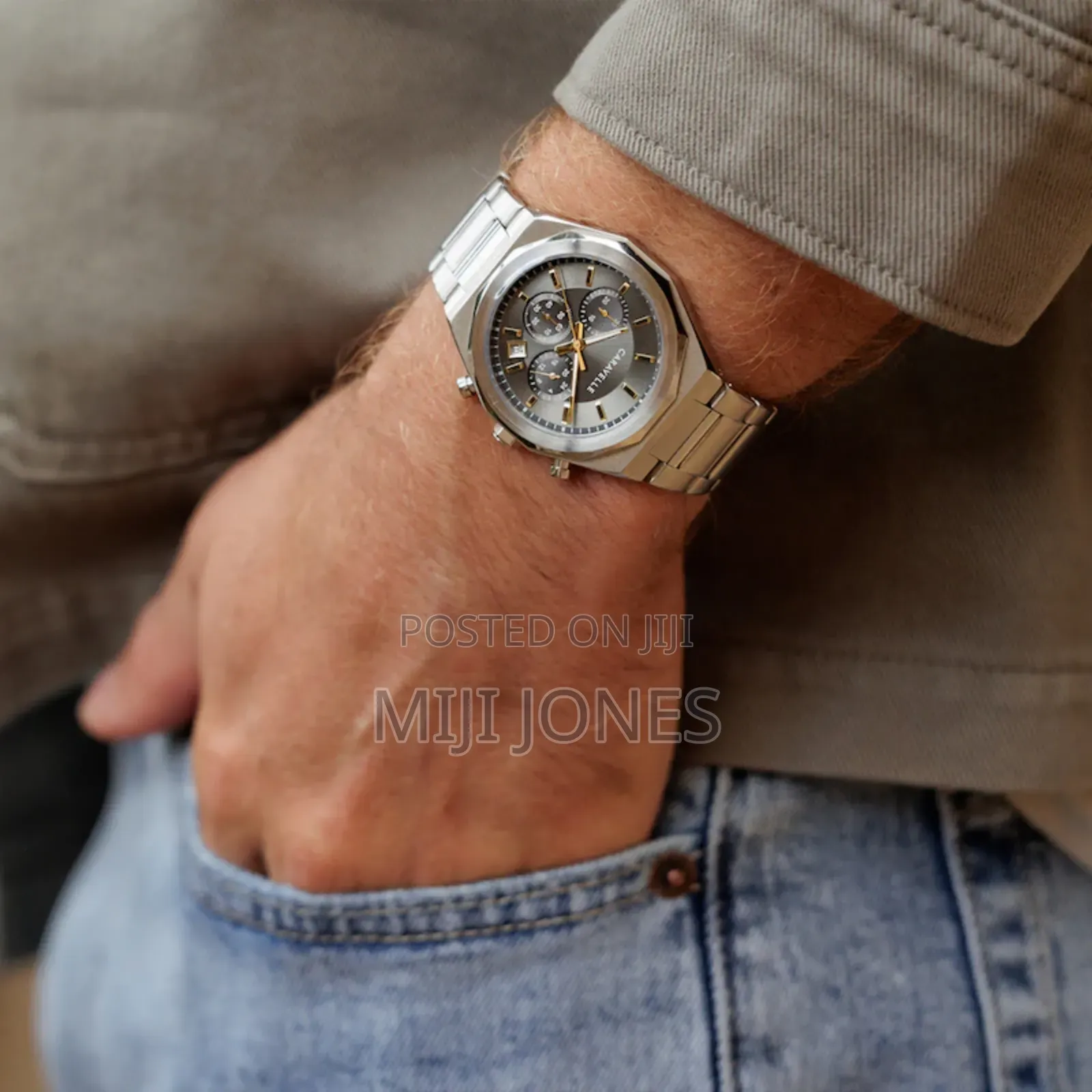 Caravelle Classic Chronograph Men's Watch