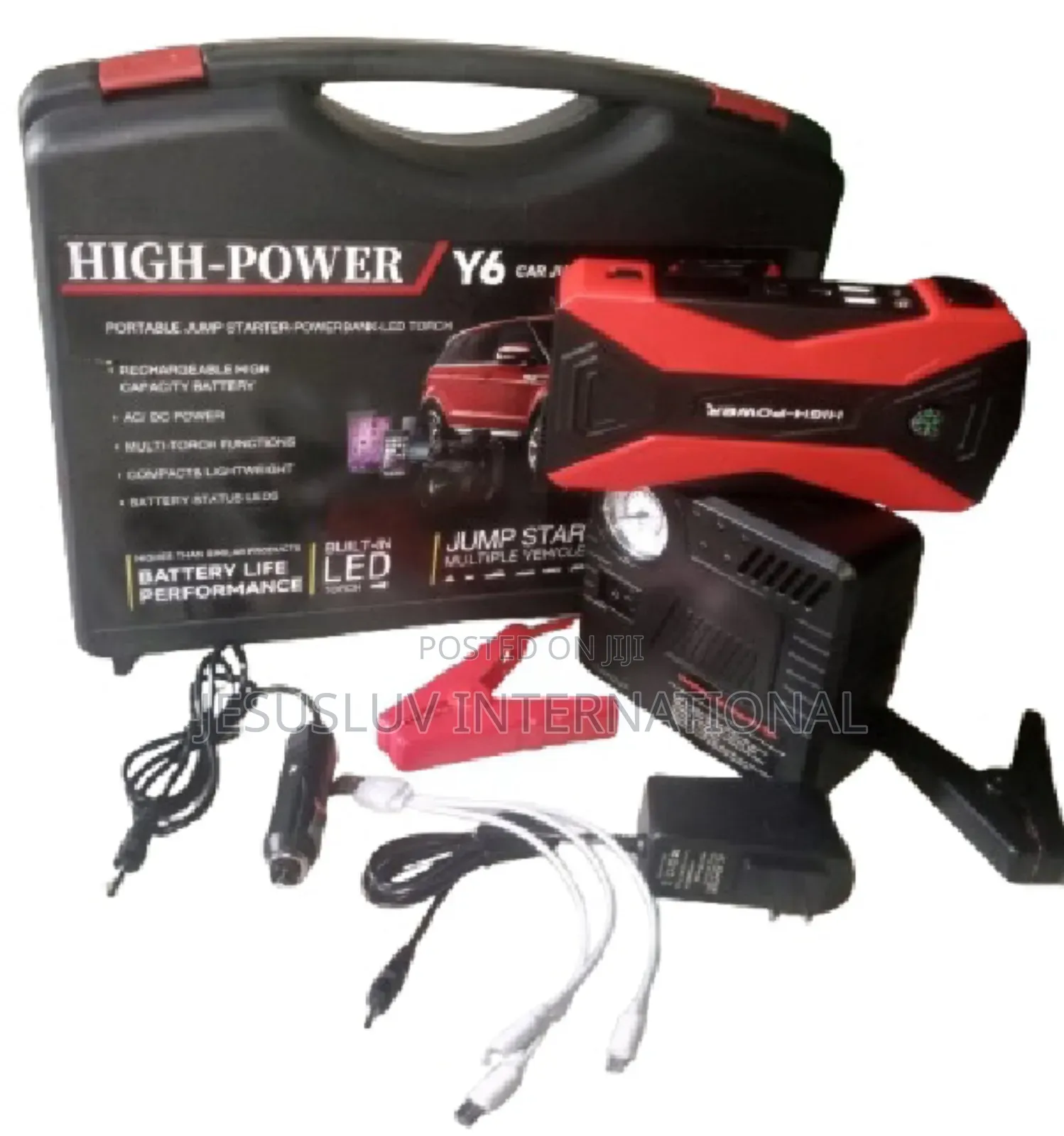 Multifunction High Power Y6 Car Jump Starter Tire Inflator 12volts