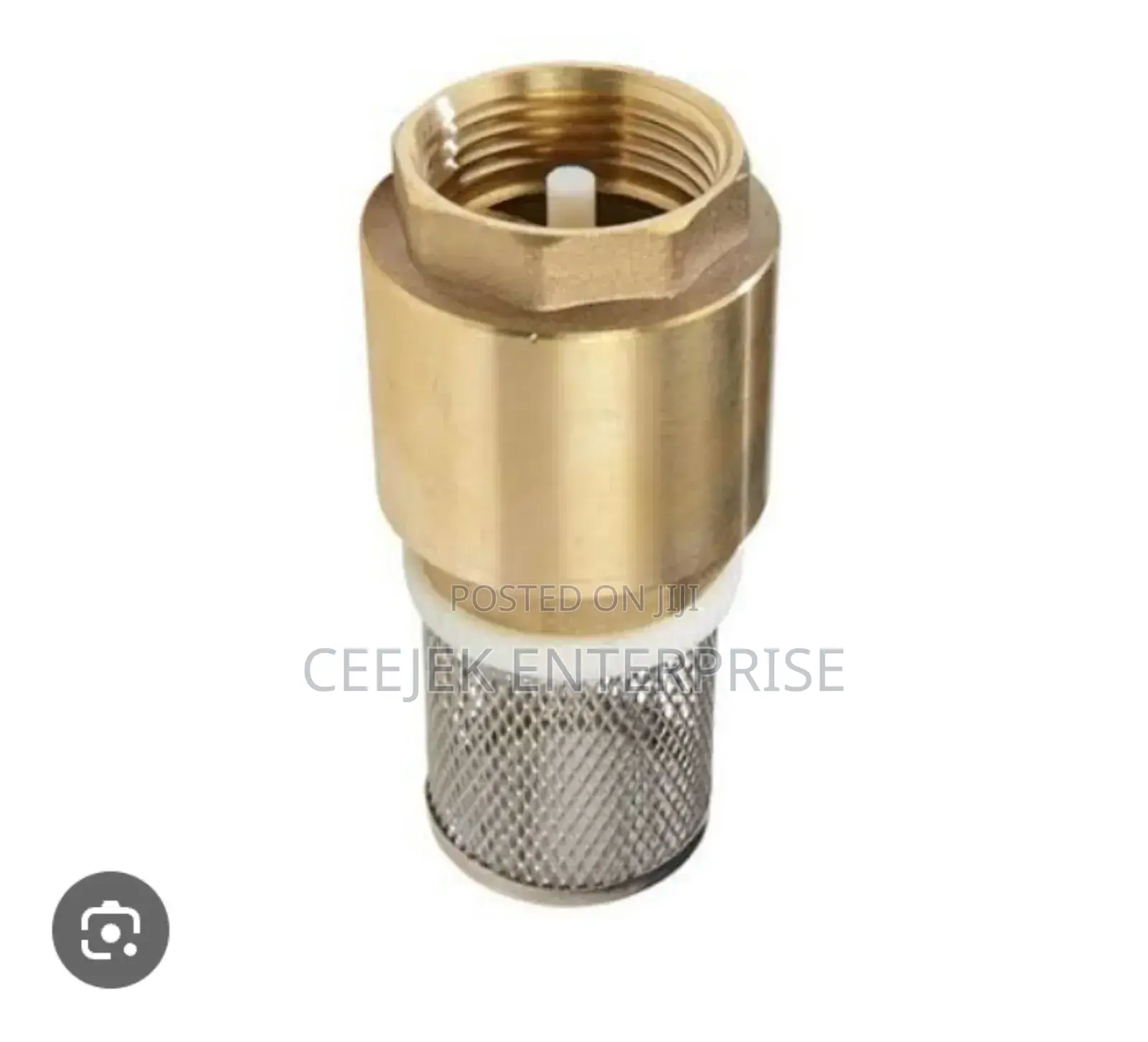 1" Brass Foot Valve