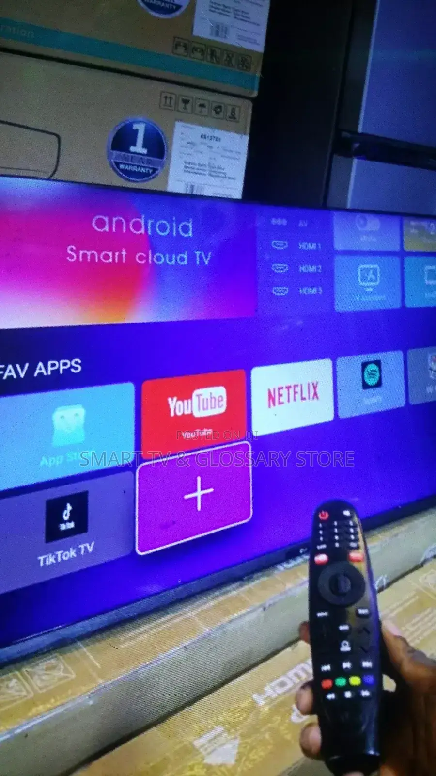 50 Inches Smart Tv With Nexfilx Facebook Youtube and Mirror