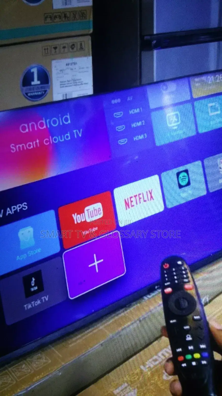 50 Inches Smart Tv With Nexfilx Facebook Youtube and Mirror