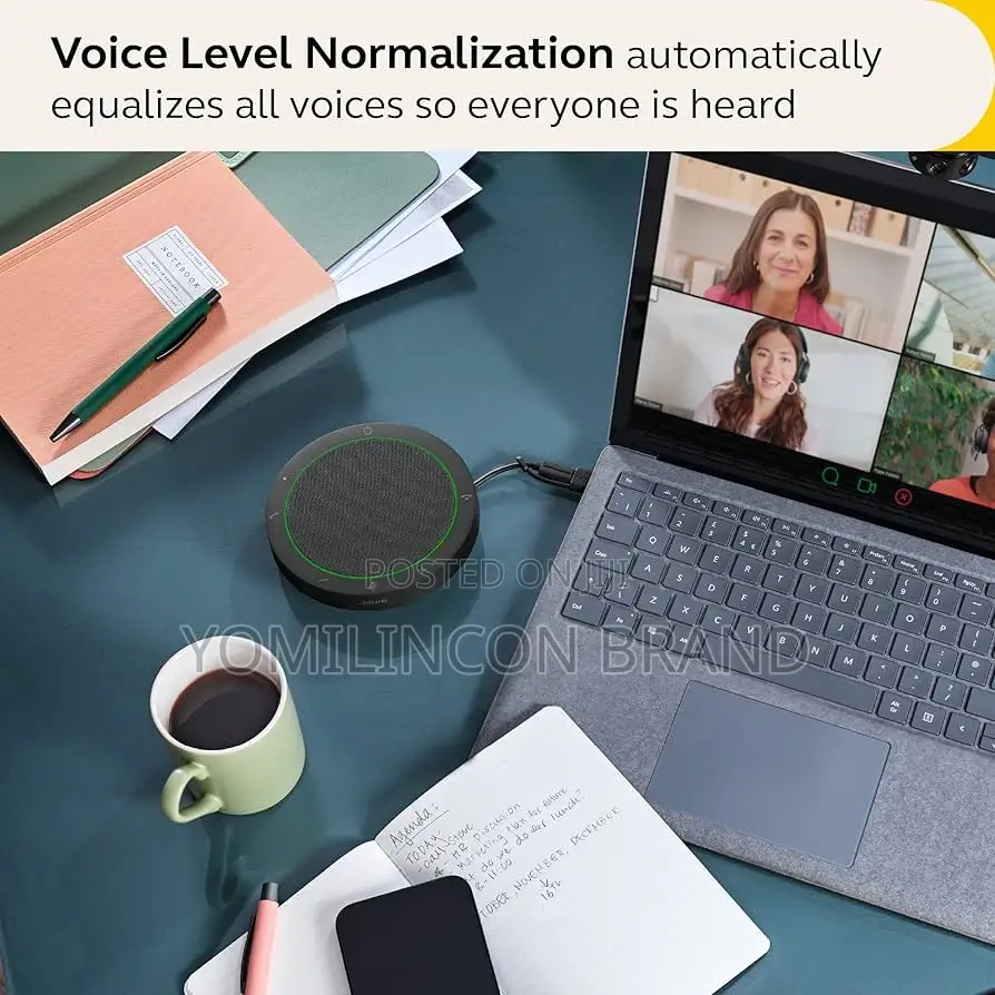 Speak2 40 Portable Speakerphone - 4 Noise-cancelling Mics,