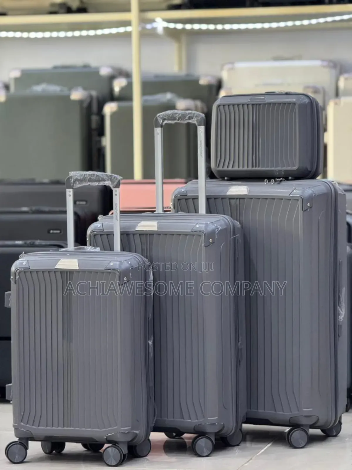 Set Of Unbreakable Rubber Luggage