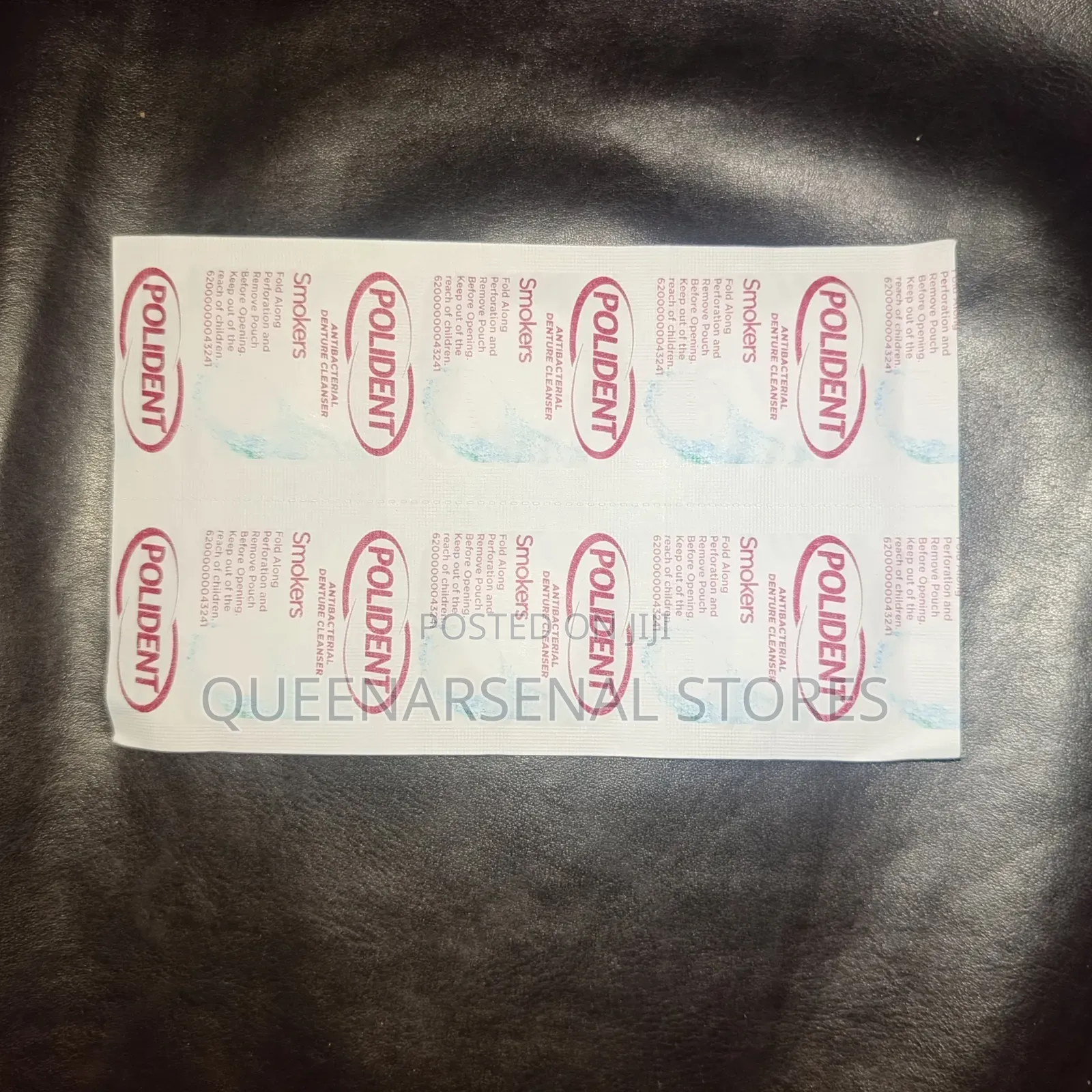 Polident Antibacterial Denture Cleanser -- 6tabs