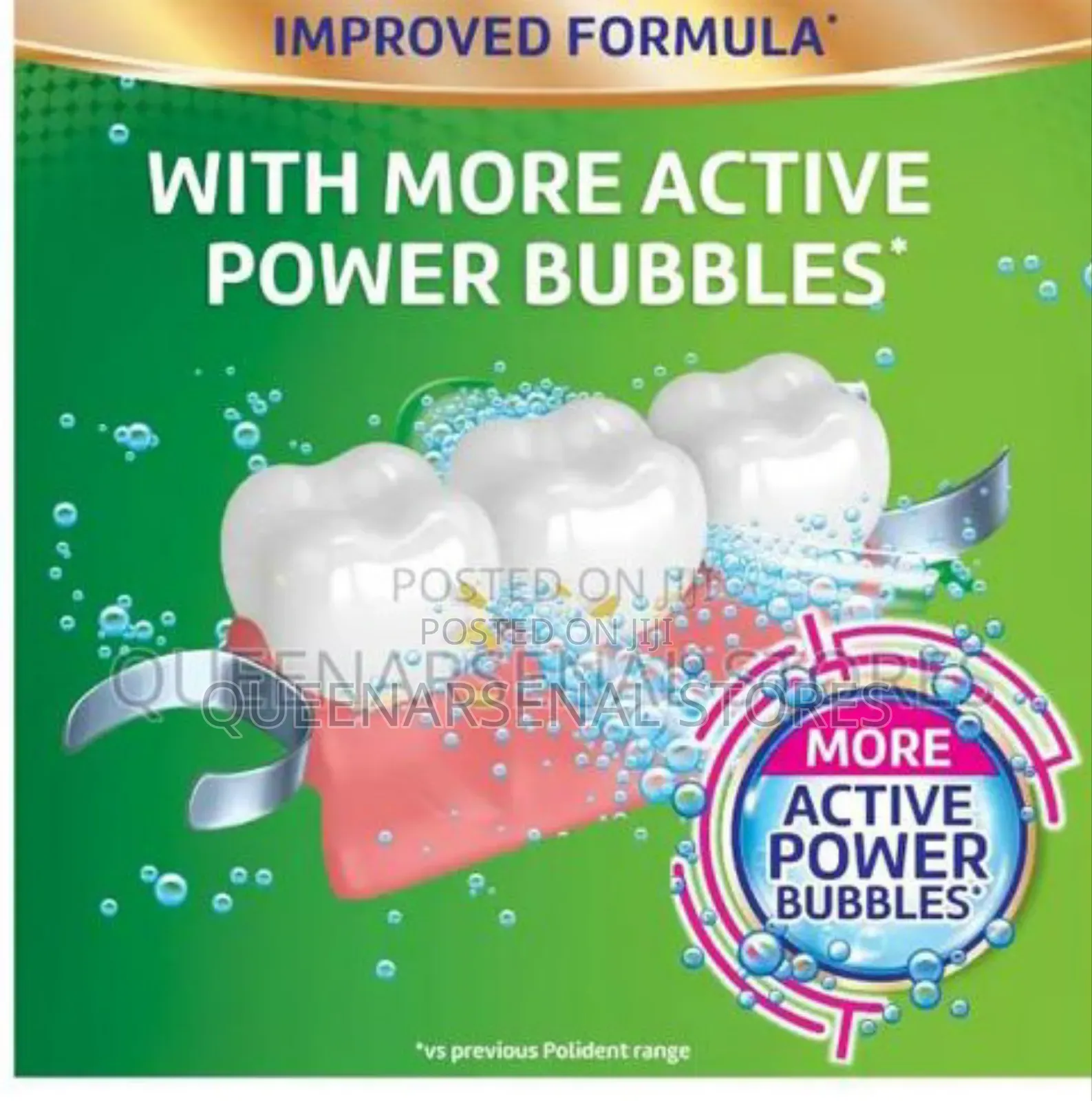 Polident Antibacterial Denture Cleanser -- 6tabs