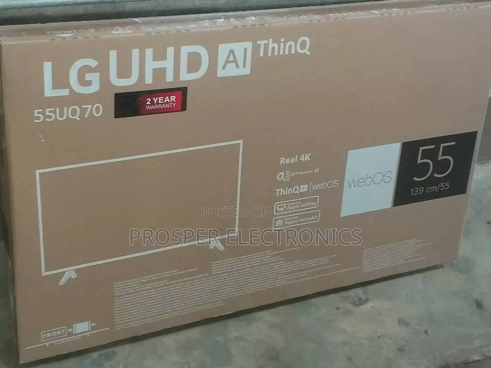 Lg 55 Inches Smart Android Tv With 2 Years Warranty