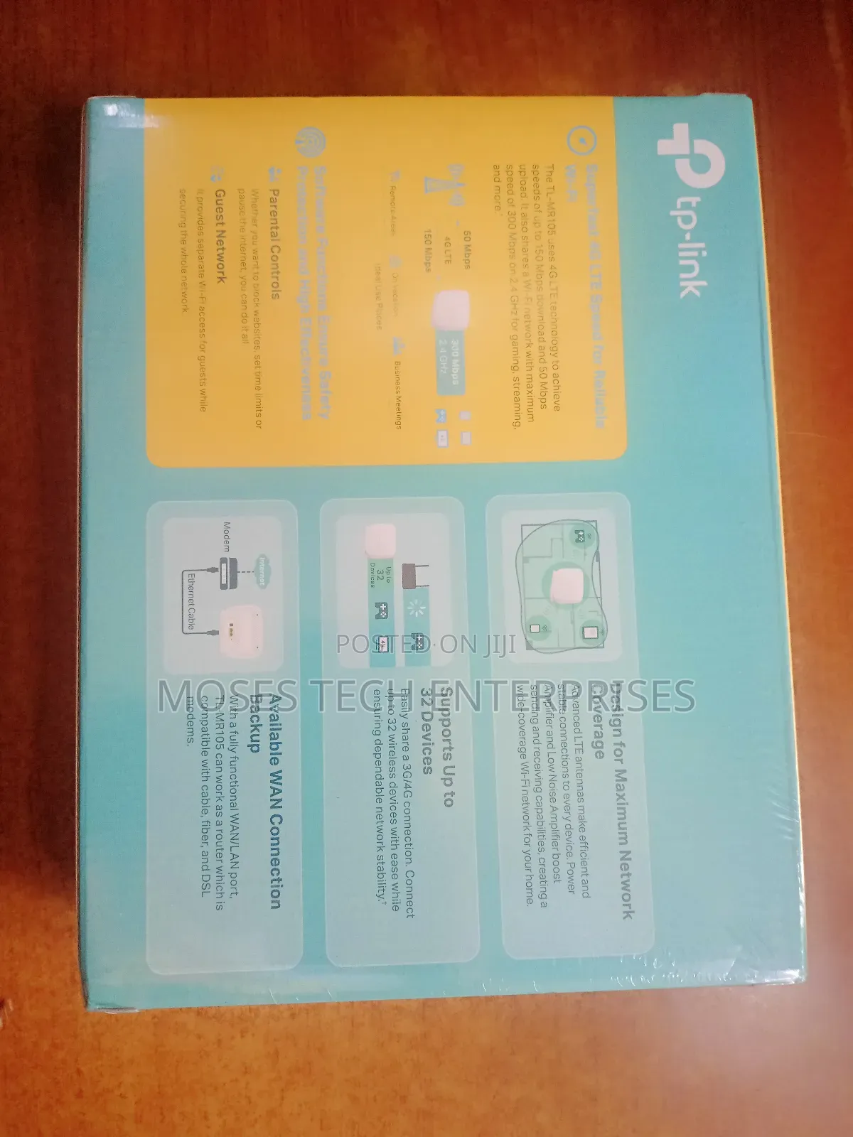 Tplink 300 MBPS Wi-Fi 4g Lte Router
