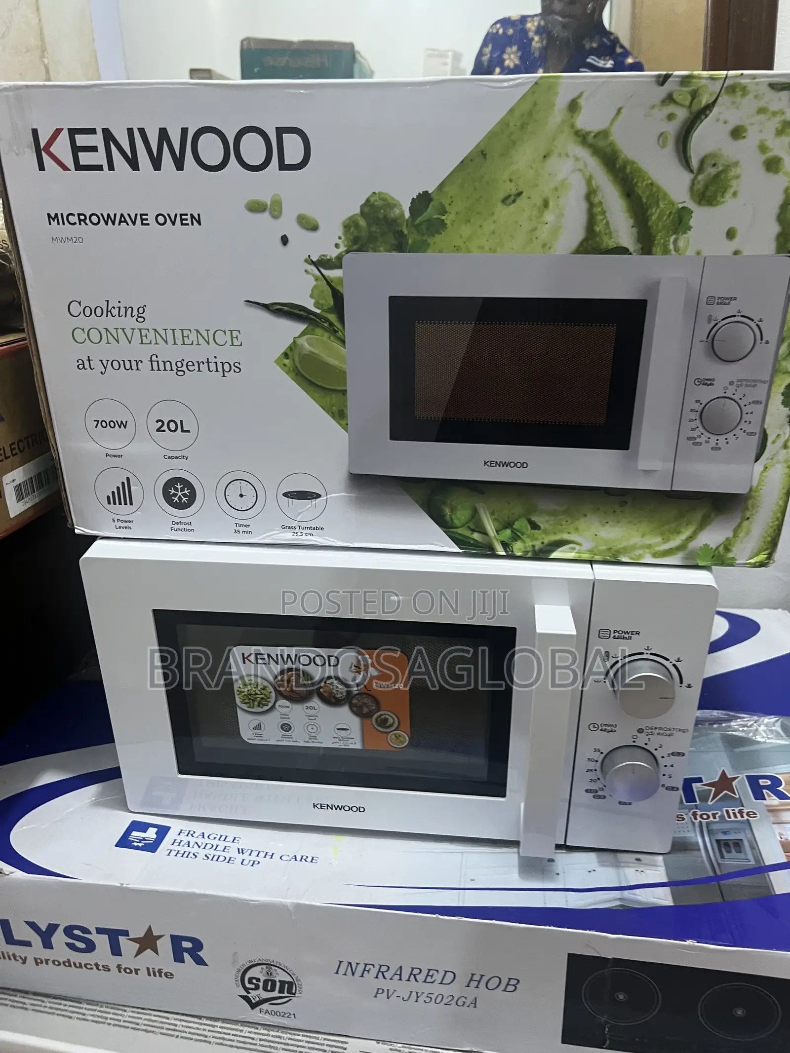 Kenwood Microwave Oven – 20 Liters, Fully Functional