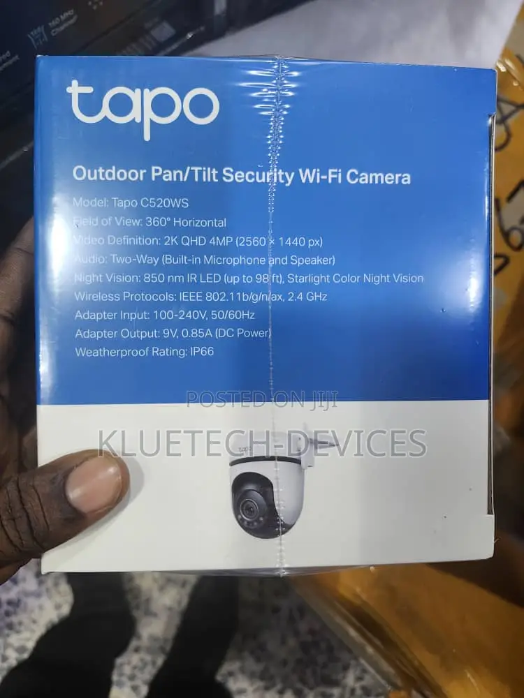 Pan/Tilt 2k Qhd Ip66 Outdoor Security Camera, Tapo C520ws