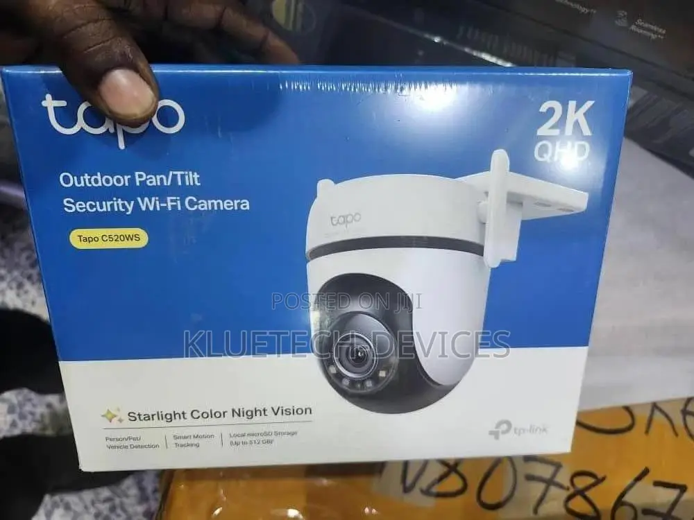 Pan/Tilt 2k Qhd Ip66 Outdoor Security Camera, Tapo C520ws