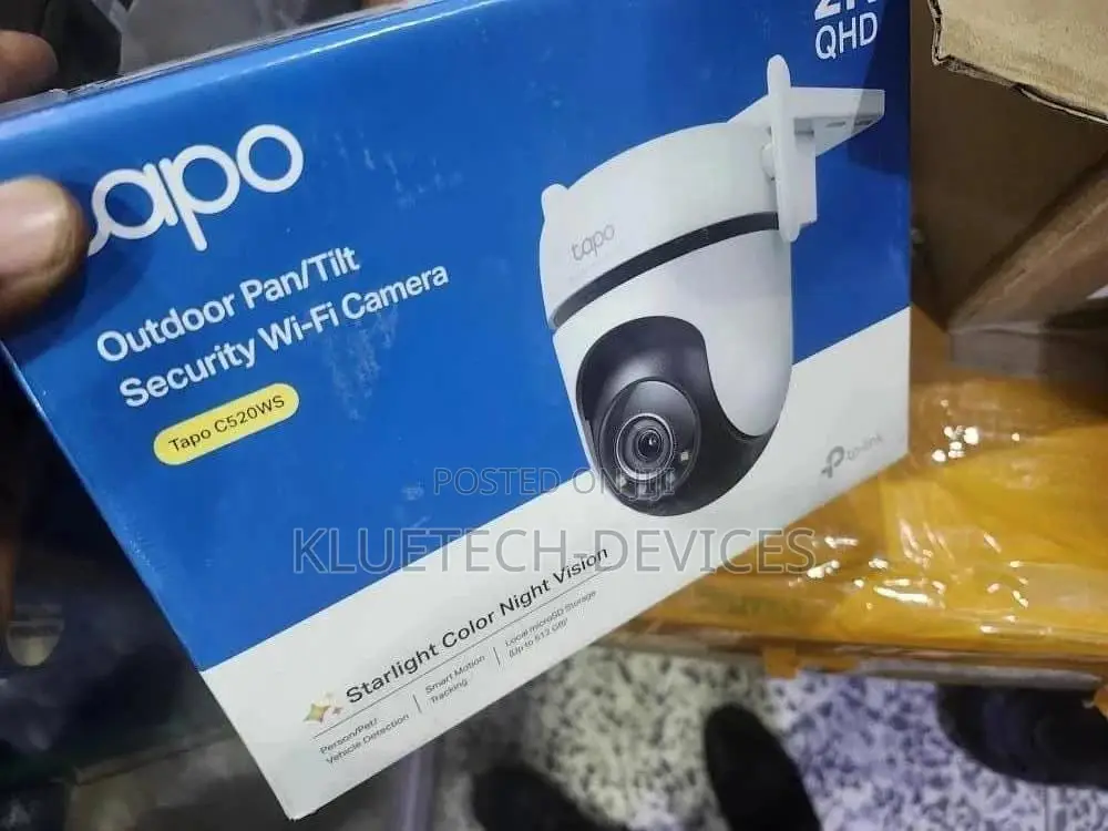 Pan/Tilt 2k Qhd Ip66 Outdoor Security Camera, Tapo C520ws
