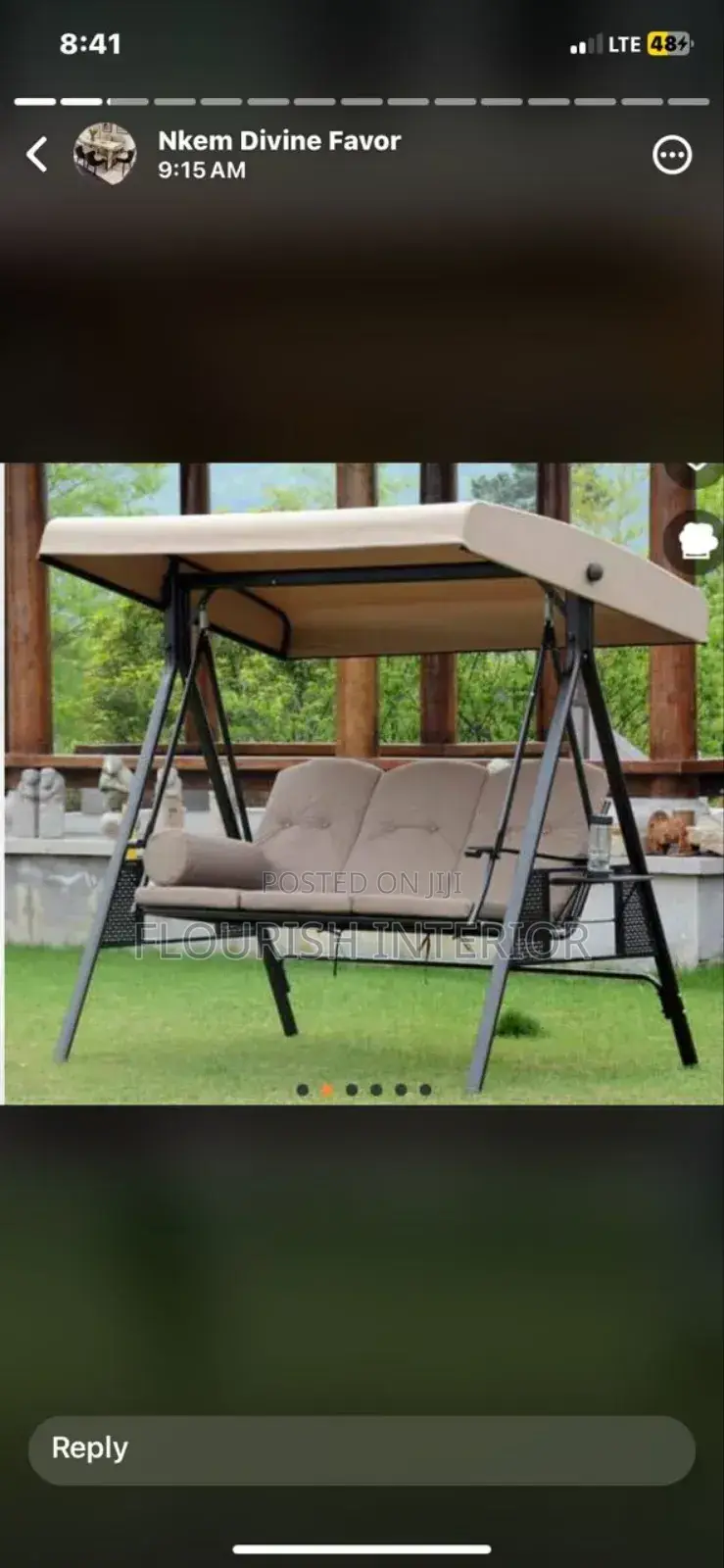 Outdoor Quality Imported 3in1 Swing.