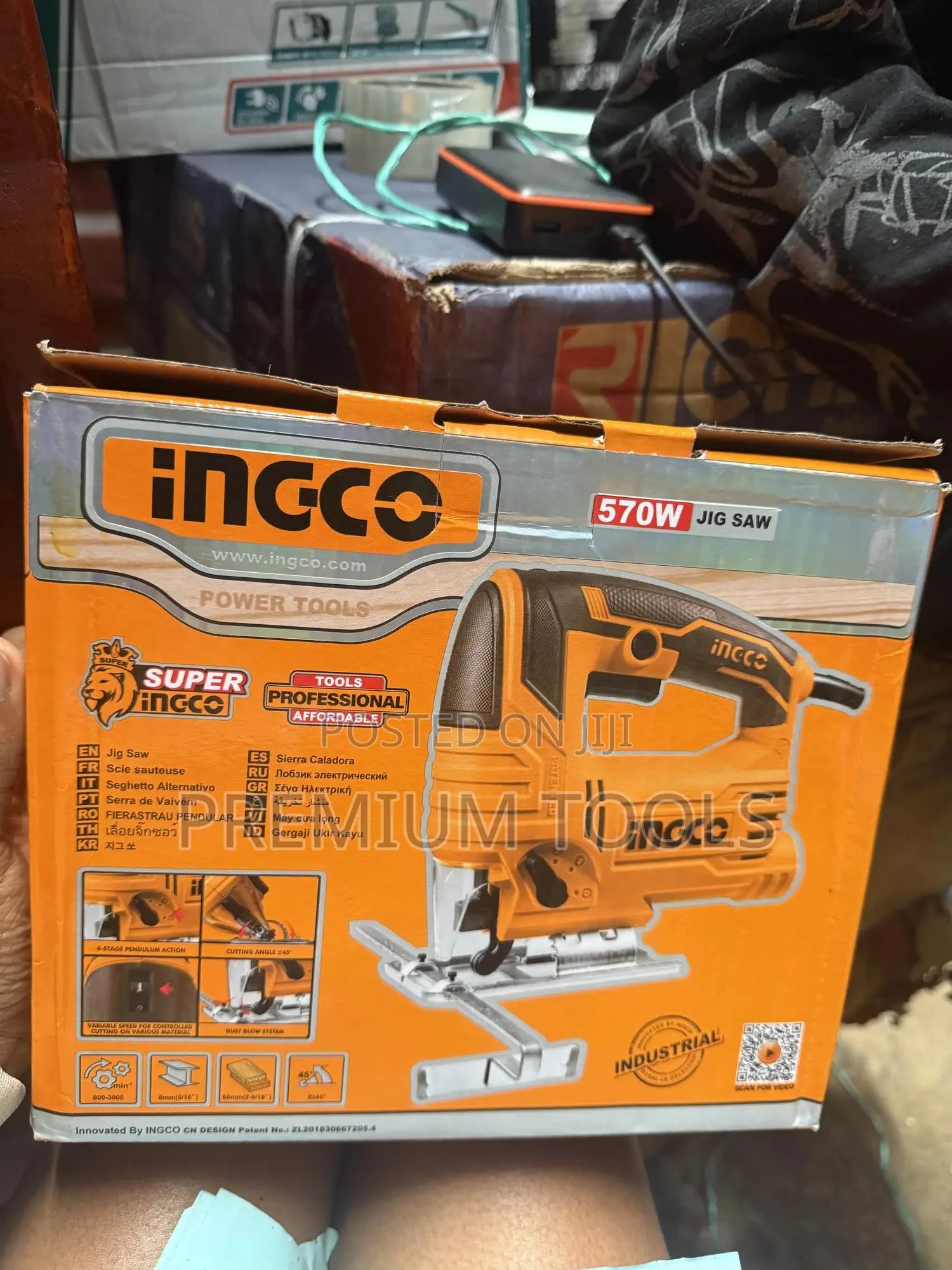 Ingco Power Tools Jig Saw 570w Electric