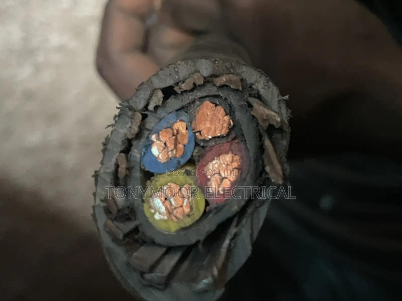 25mmx4core Armored Cable