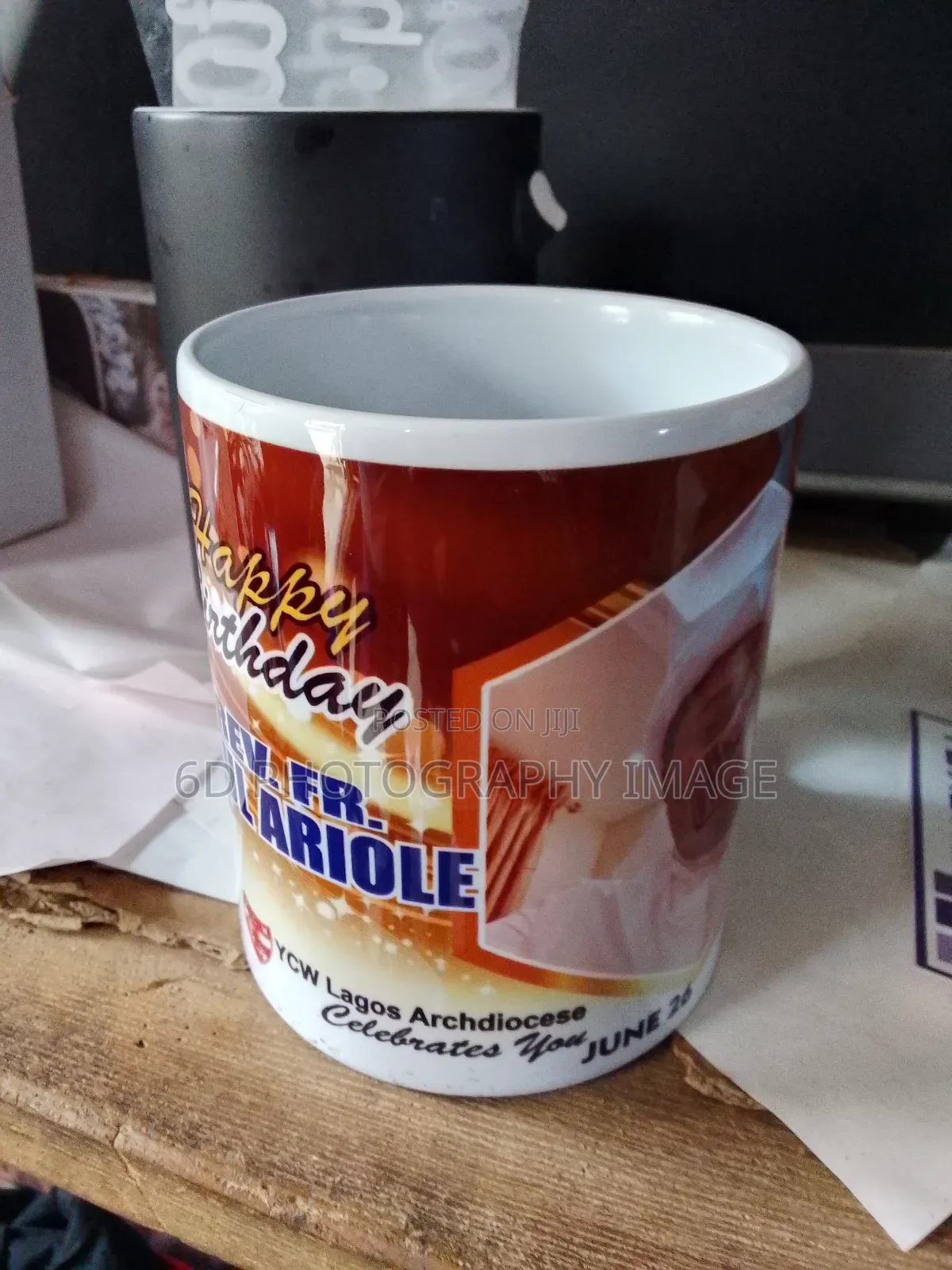 100pieces of Big Coated Mug Cup With Printing