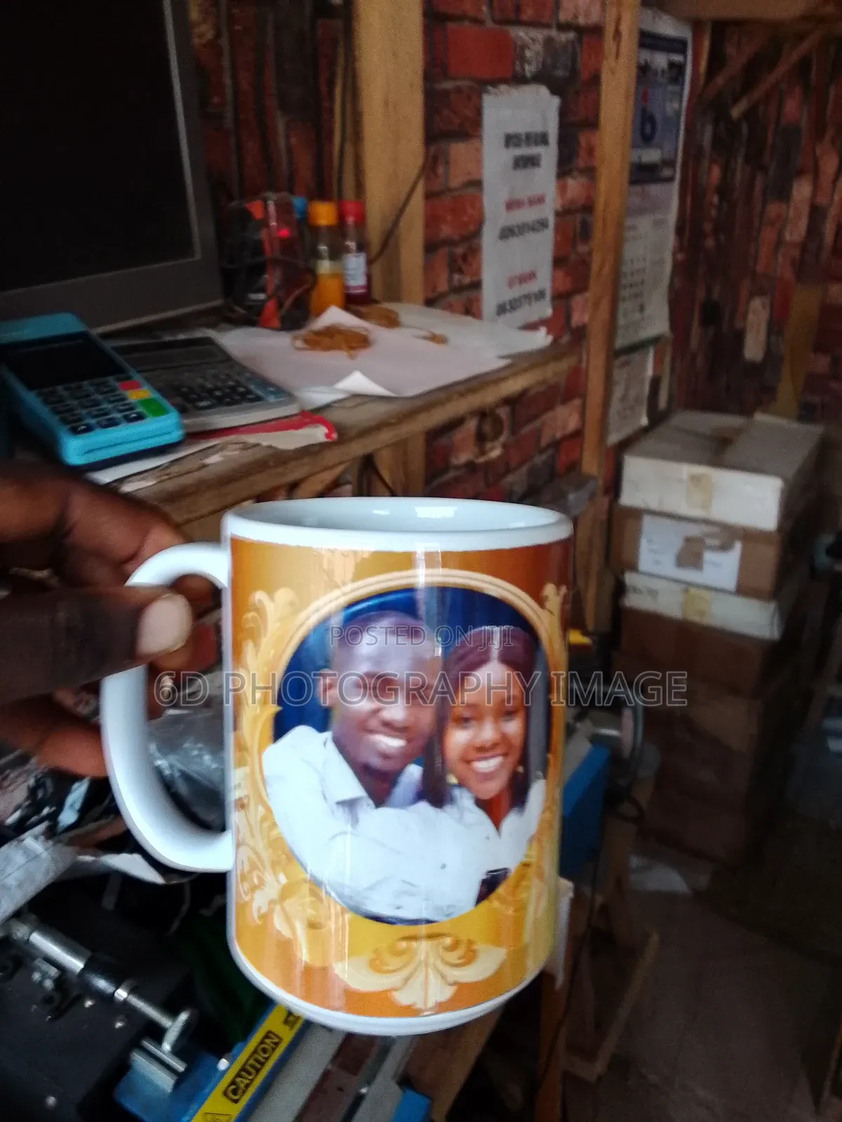 100pieces of Big Coated Mug Cup With Printing