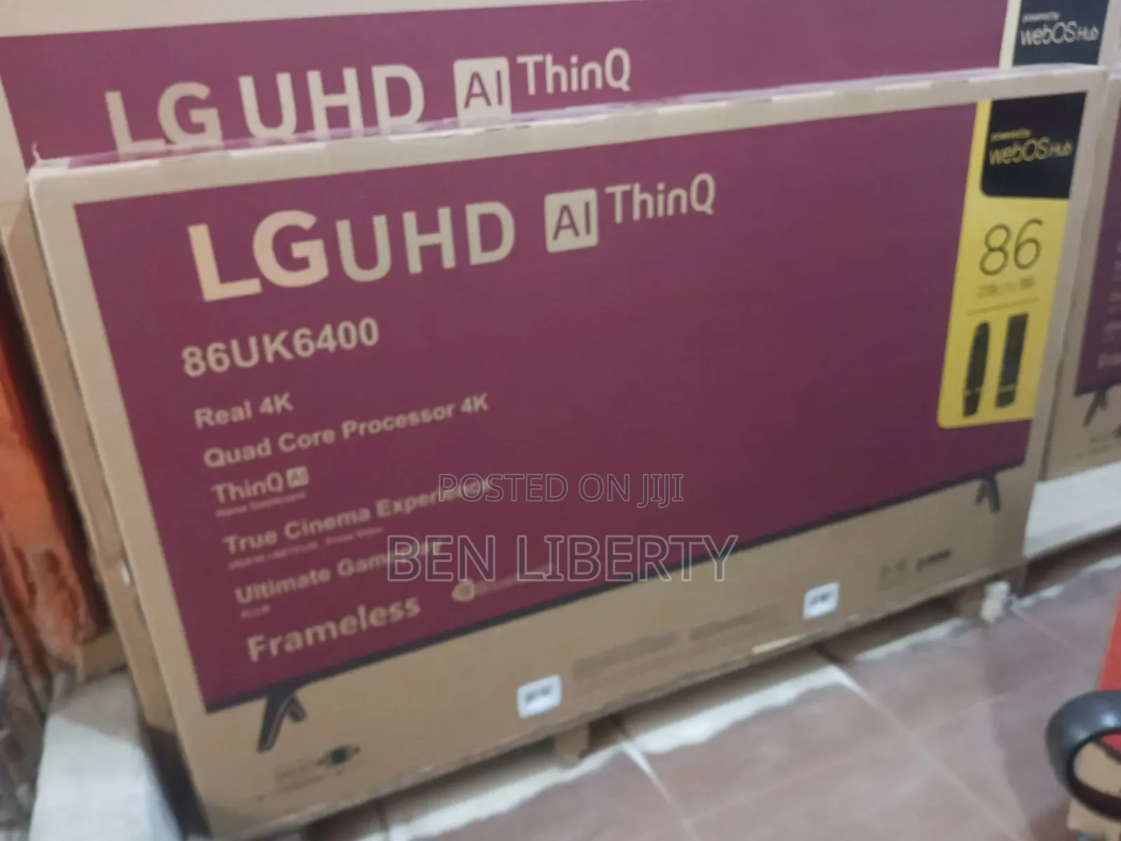 New 86 Inches Uhd Smart Tv Webos