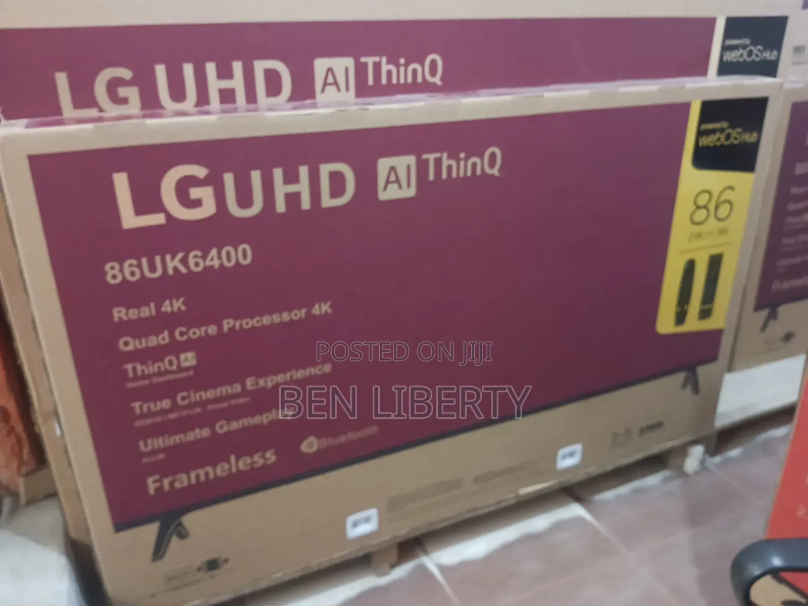 New 86 Inches Uhd Smart Tv Webos