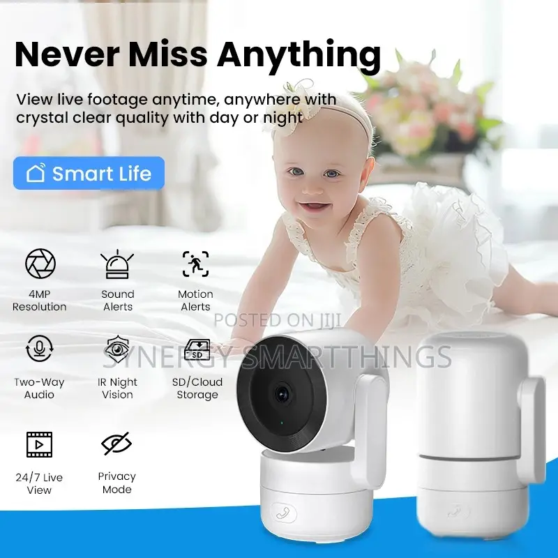 Tuya 4mp PTZ Indoor Smart Camera