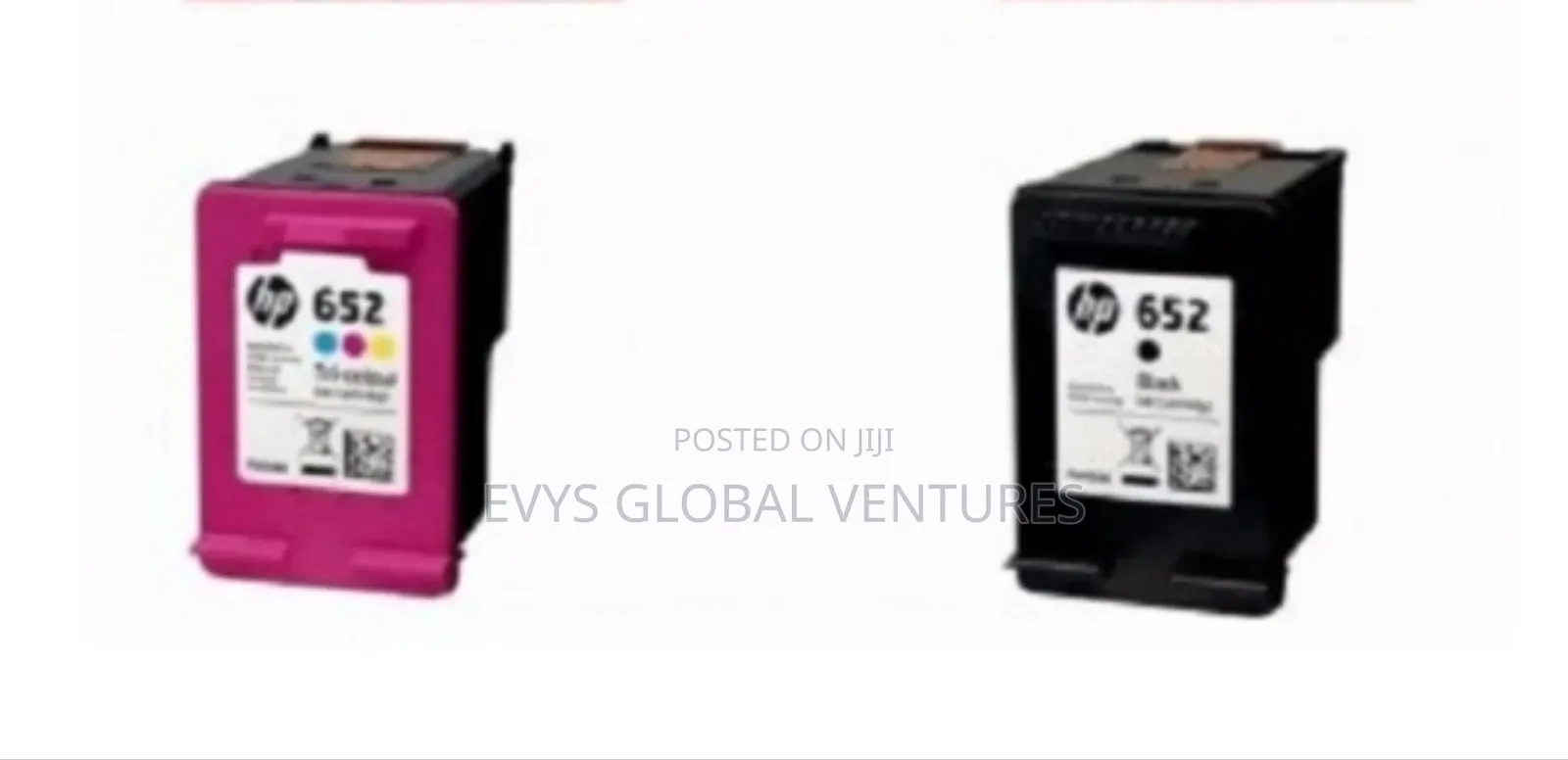 Hp 652 Ink Cartridges - Black And Colored