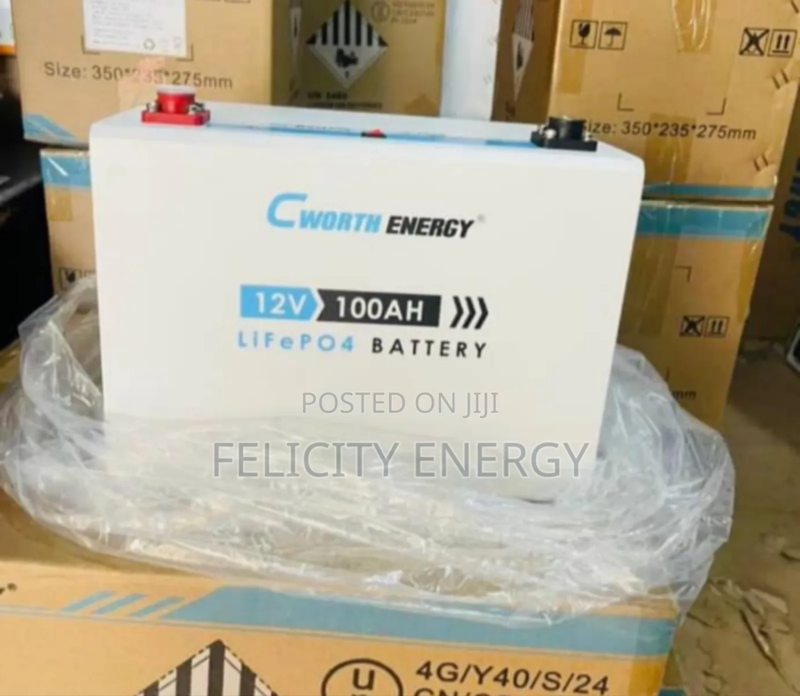 C Worth Energy Lithium Battery 100amps 12v (New)