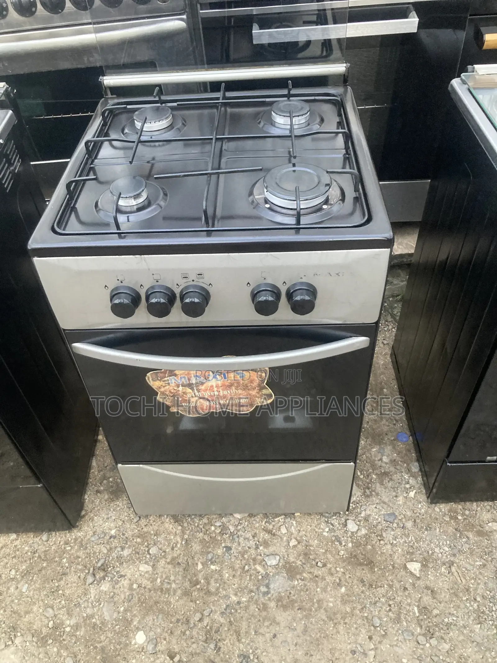 Maxi Clean 4 Burner Gas Cooker With Oven and Grill