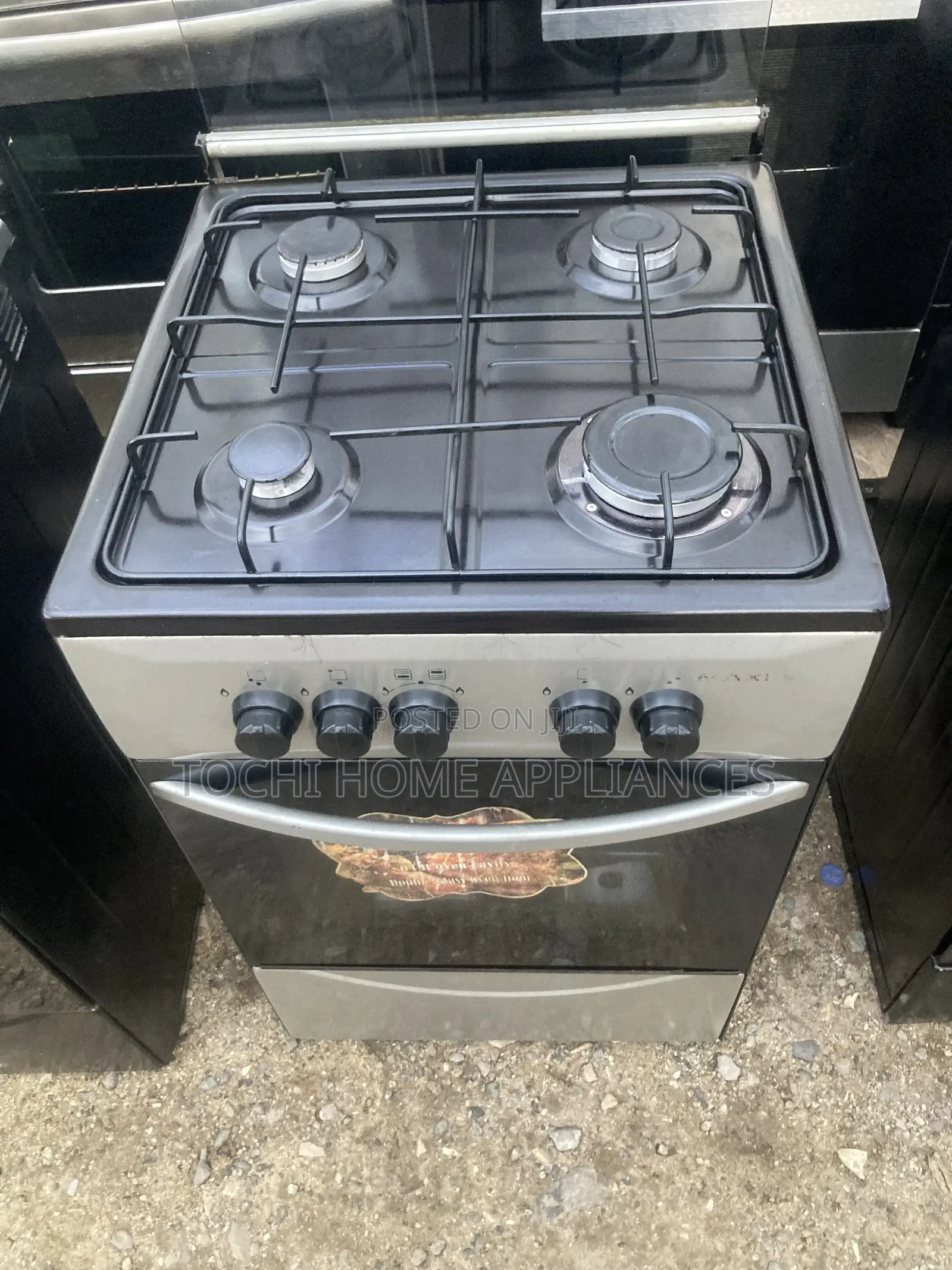 Maxi Clean 4 Burner Gas Cooker With Oven and Grill