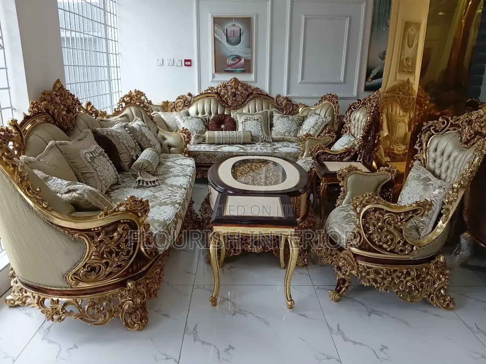 Imported Unique Exquisite Quality Luxury Turkey Sofas Set.