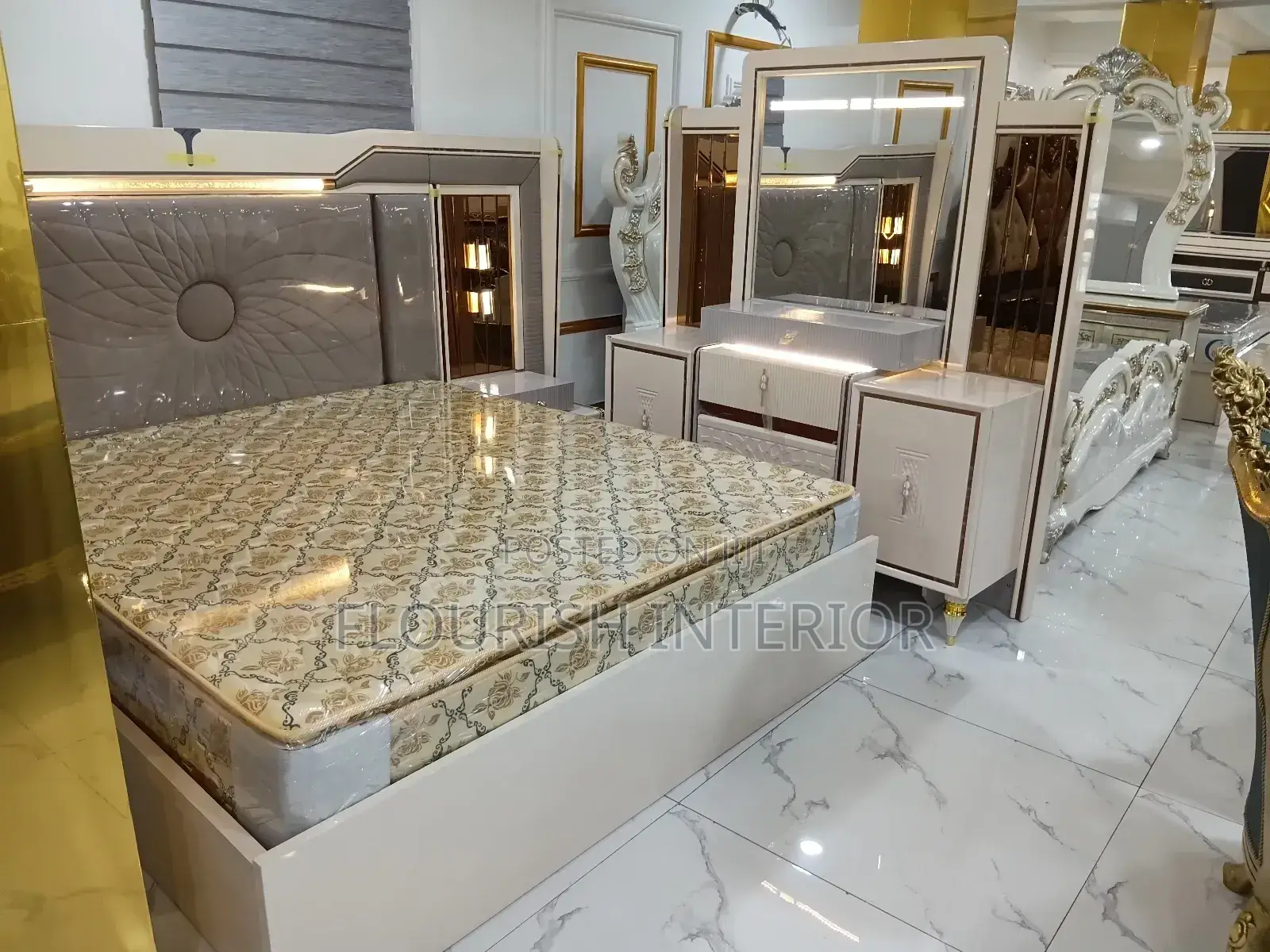 Luxury Standard Quality Imported Bed Frame Set.