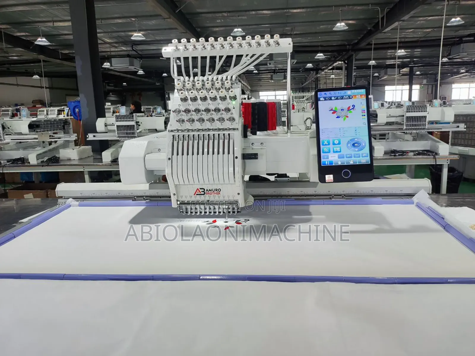 500x1200mm Amuro Brother One Head Monogram Machine