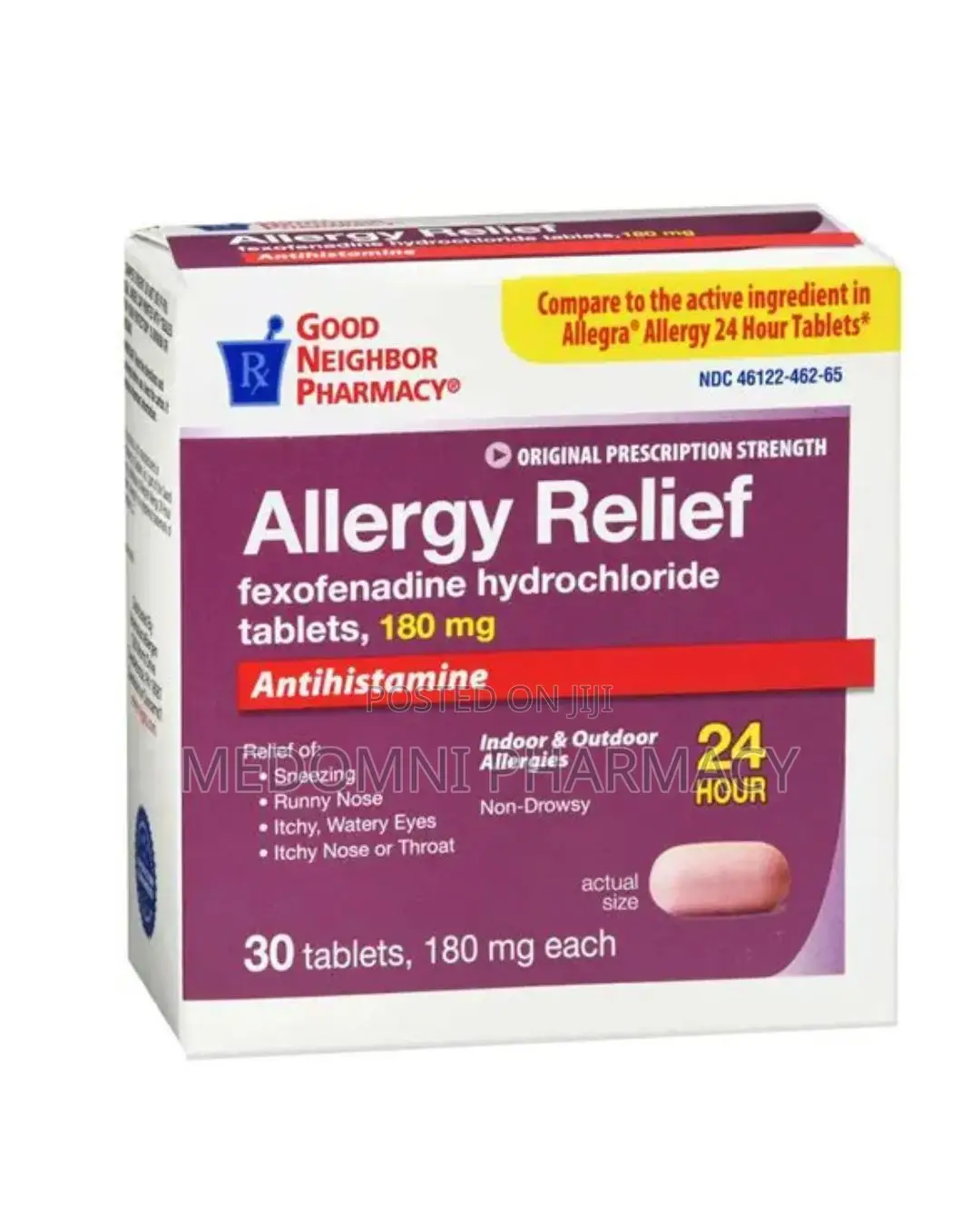 Good Neighbor Pharmacy Fexofenadine 180mg - 15 Tablets