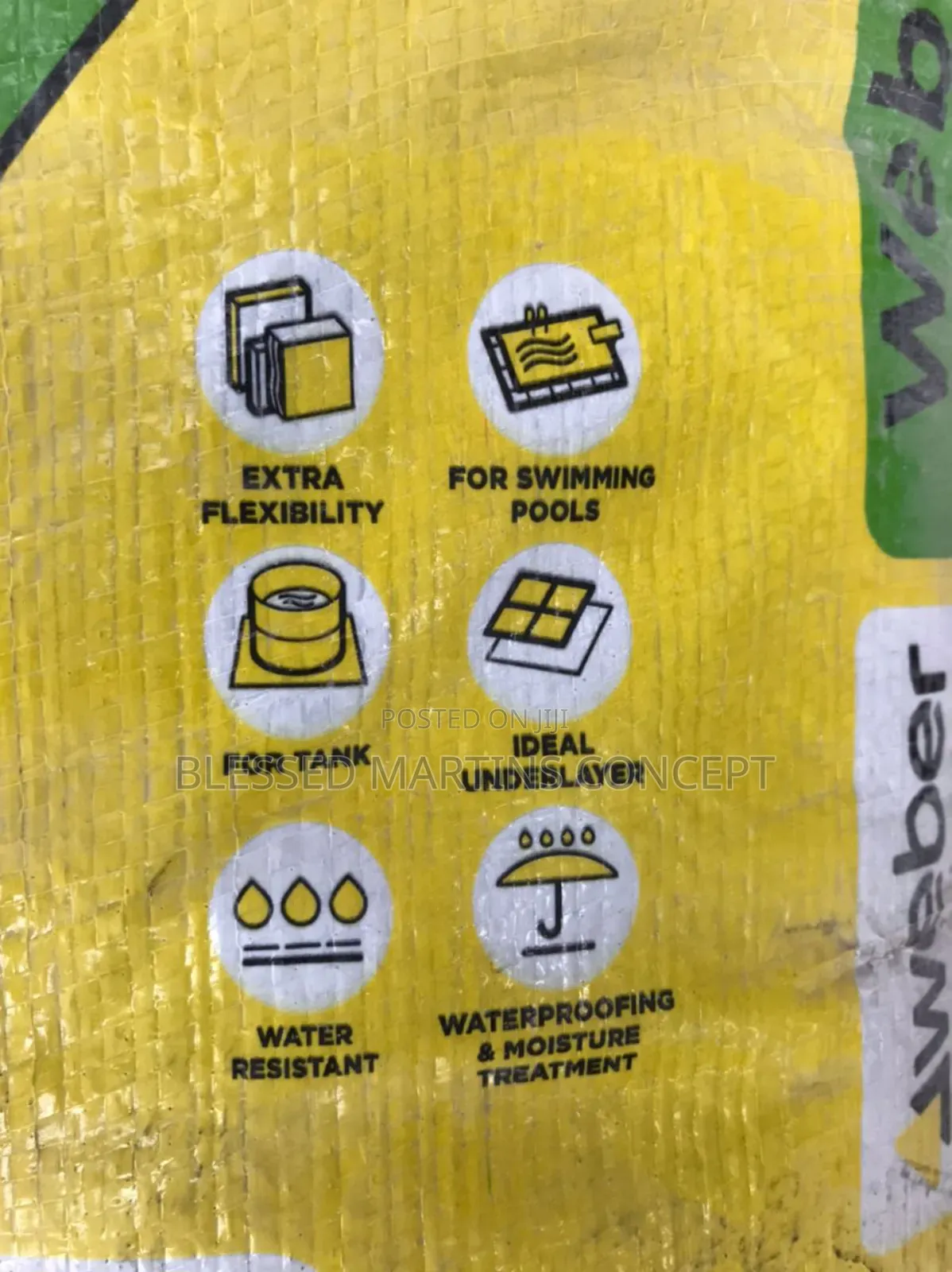 Two Components Based Waterproof Coating.(Weberdry 110 Fx)