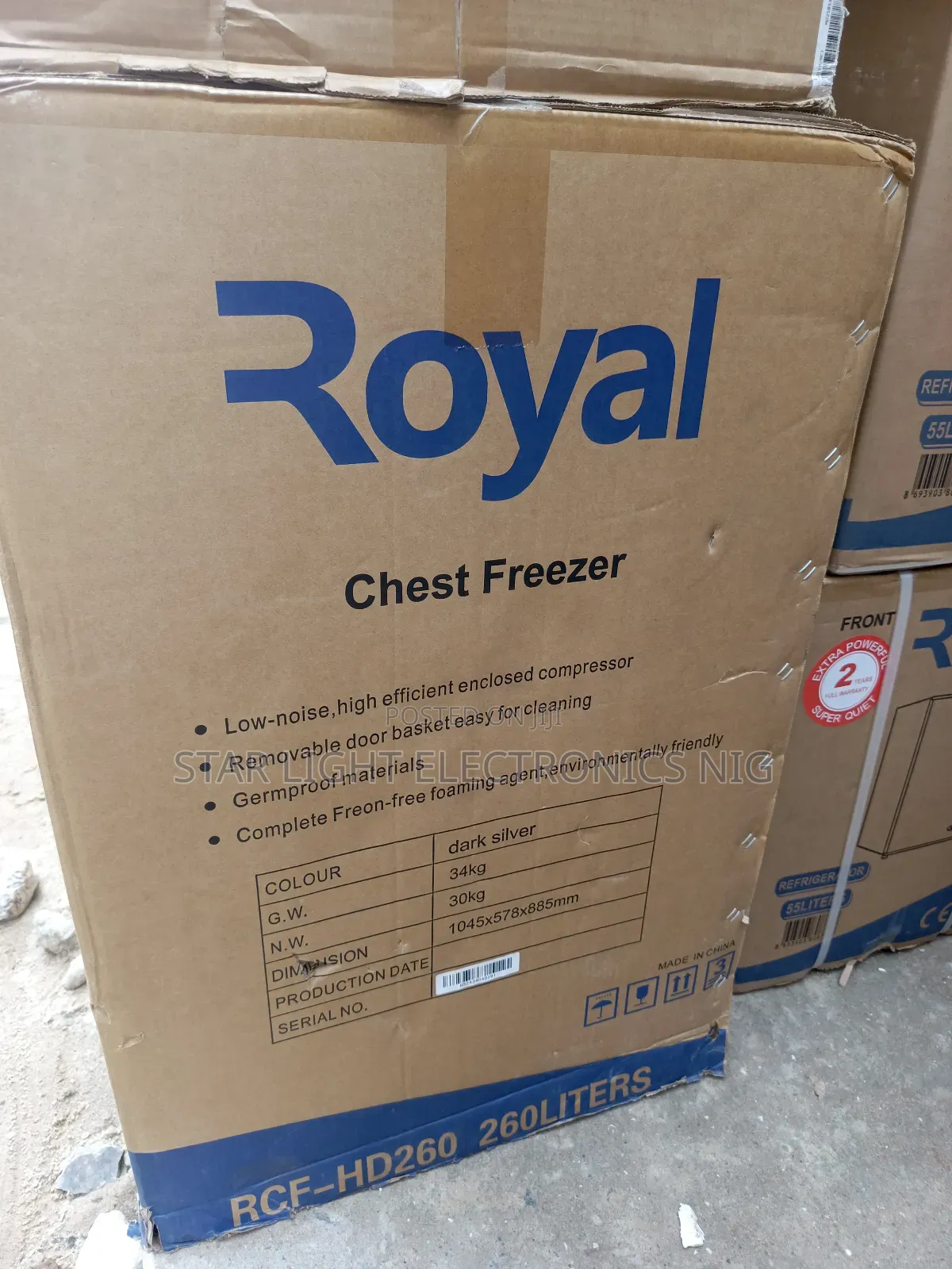 260 Liters Royal Freezer