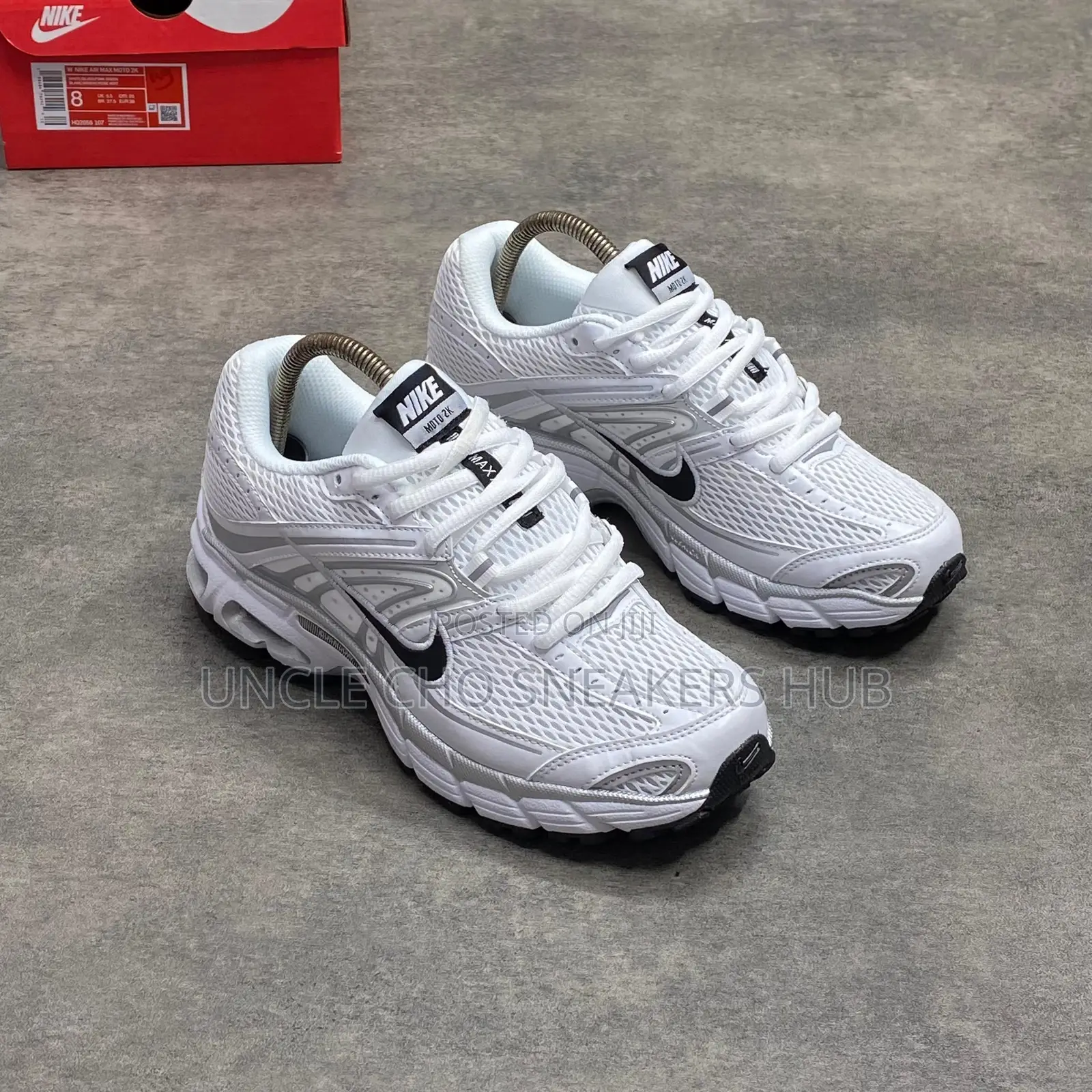 Nike Air Max Moto White Sneakers