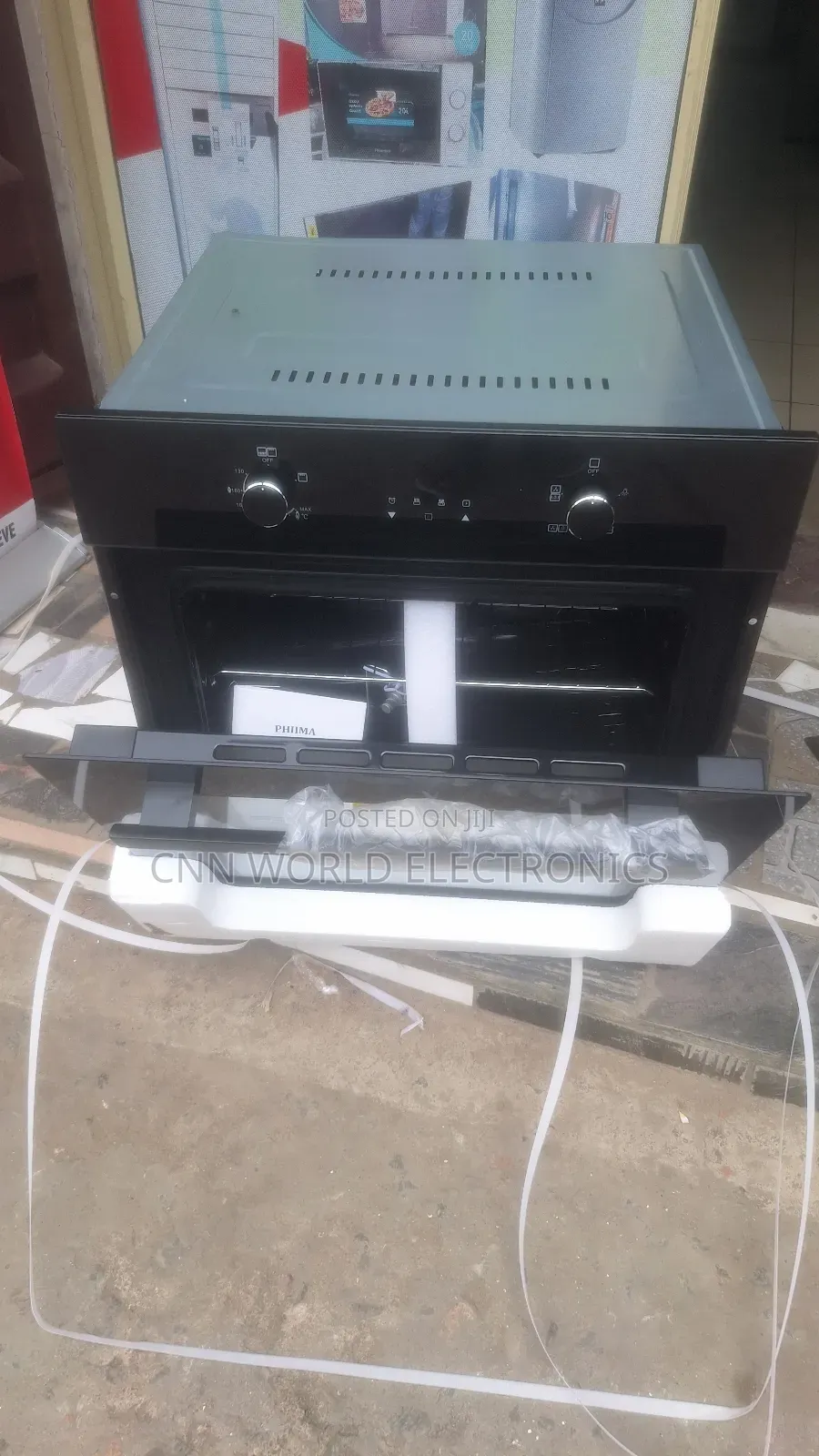 High Quality Phima 60cm Cabinet Oven Gas With Electric Display