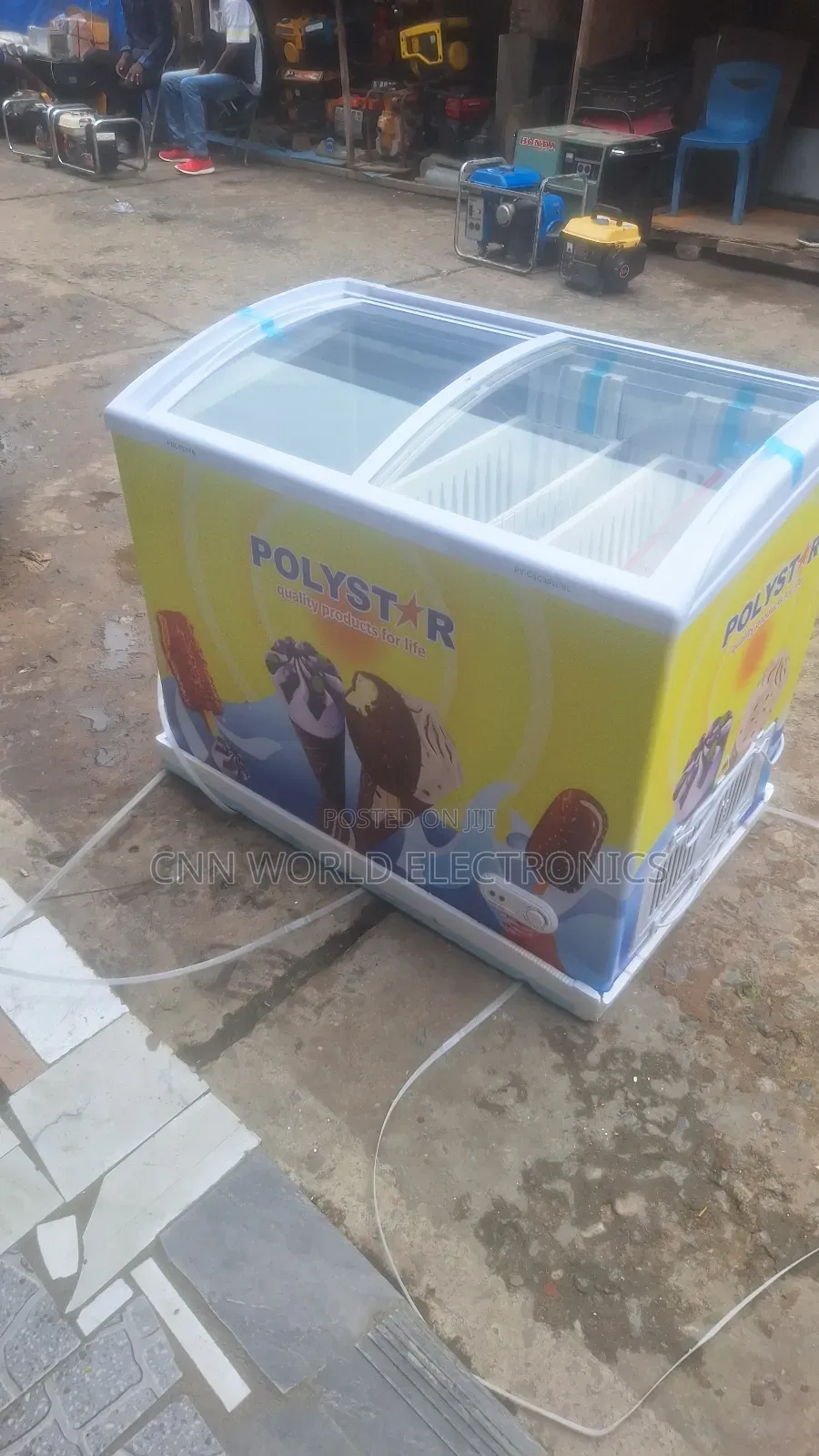Brand New Polystar Showcase Chiller Freezer (303l) For Ice Cream
