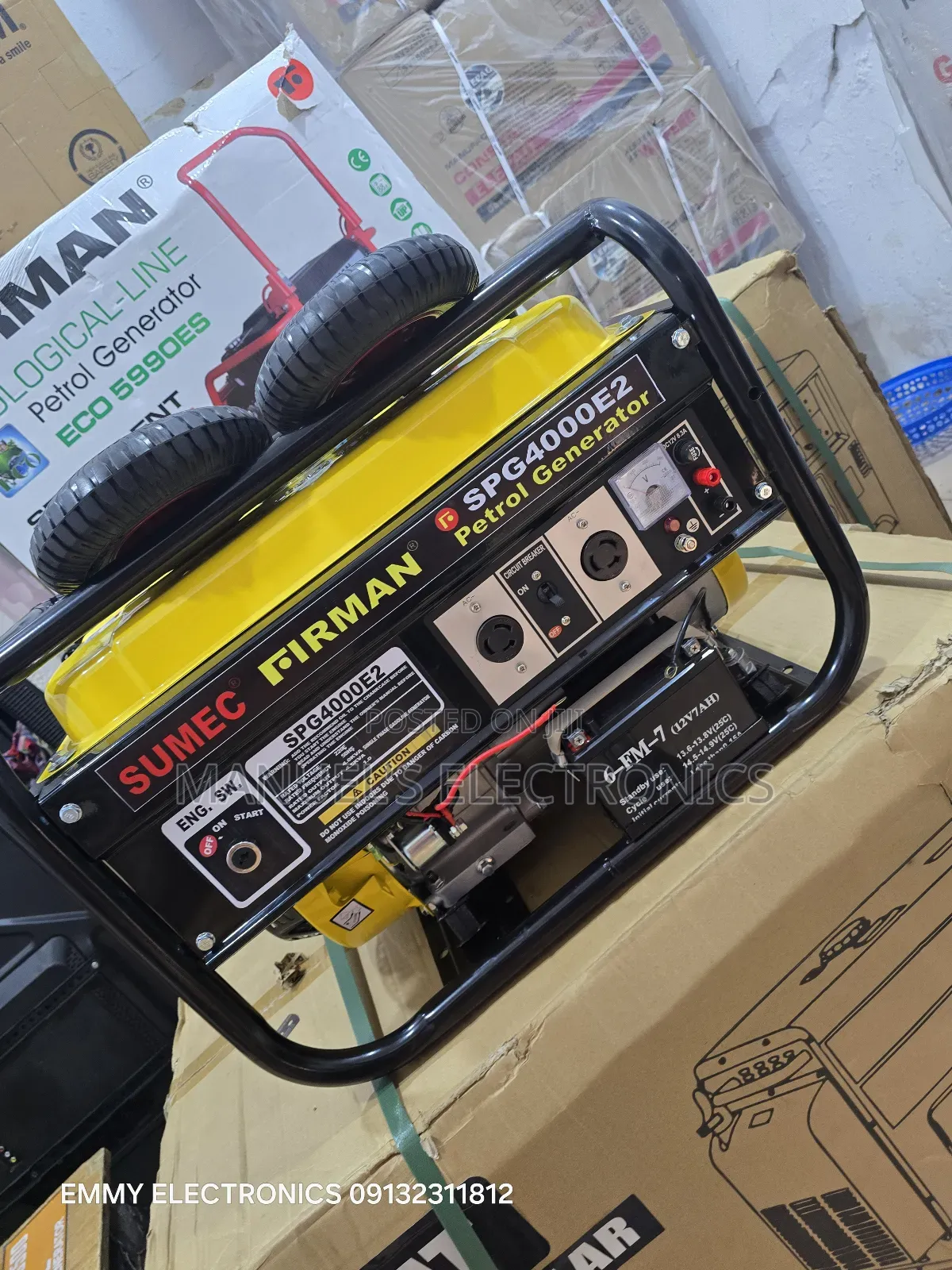 Come I Have Sumec Firman Petrol Generator(3.5kva)100% Copper Wire