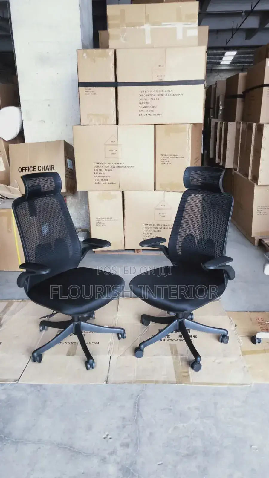 Executive Quality Unique Classic Design Imported Office Mesh Chair.