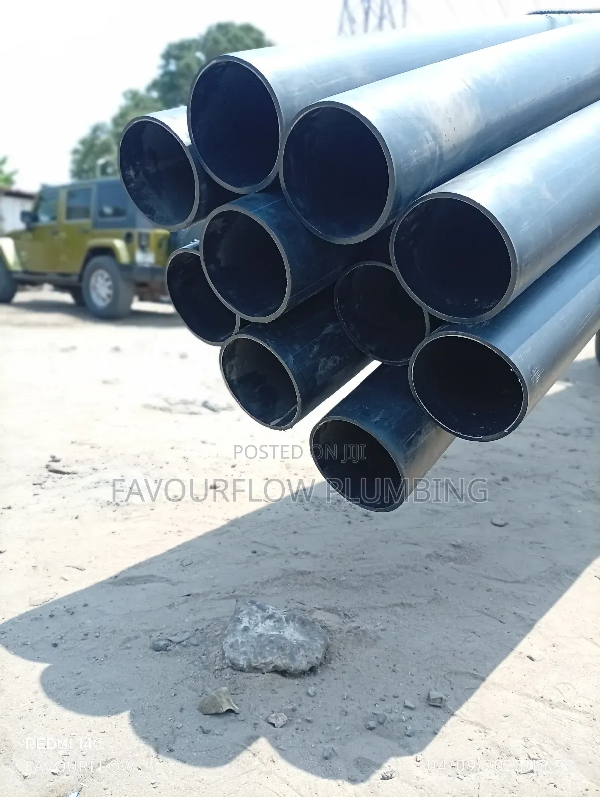 200mm (8") Hdpe Pipe With 8" Flange