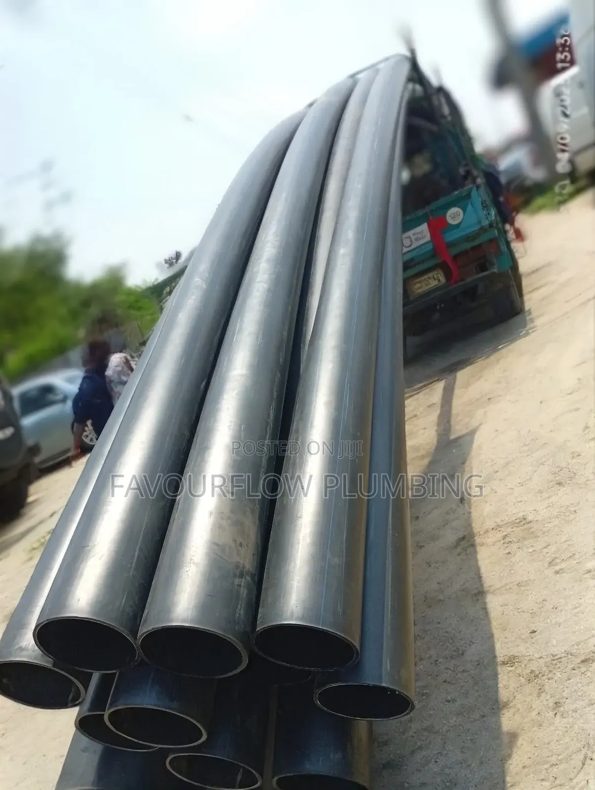 200mm (8") Hdpe Pipe With 8" Flange