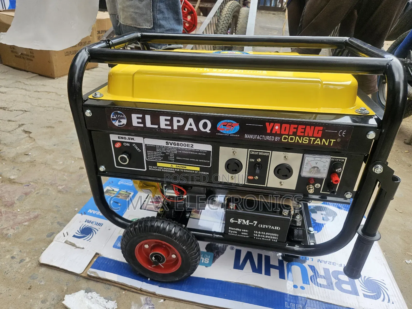 Elepaq 4.5kva Petorl Generator Key Available