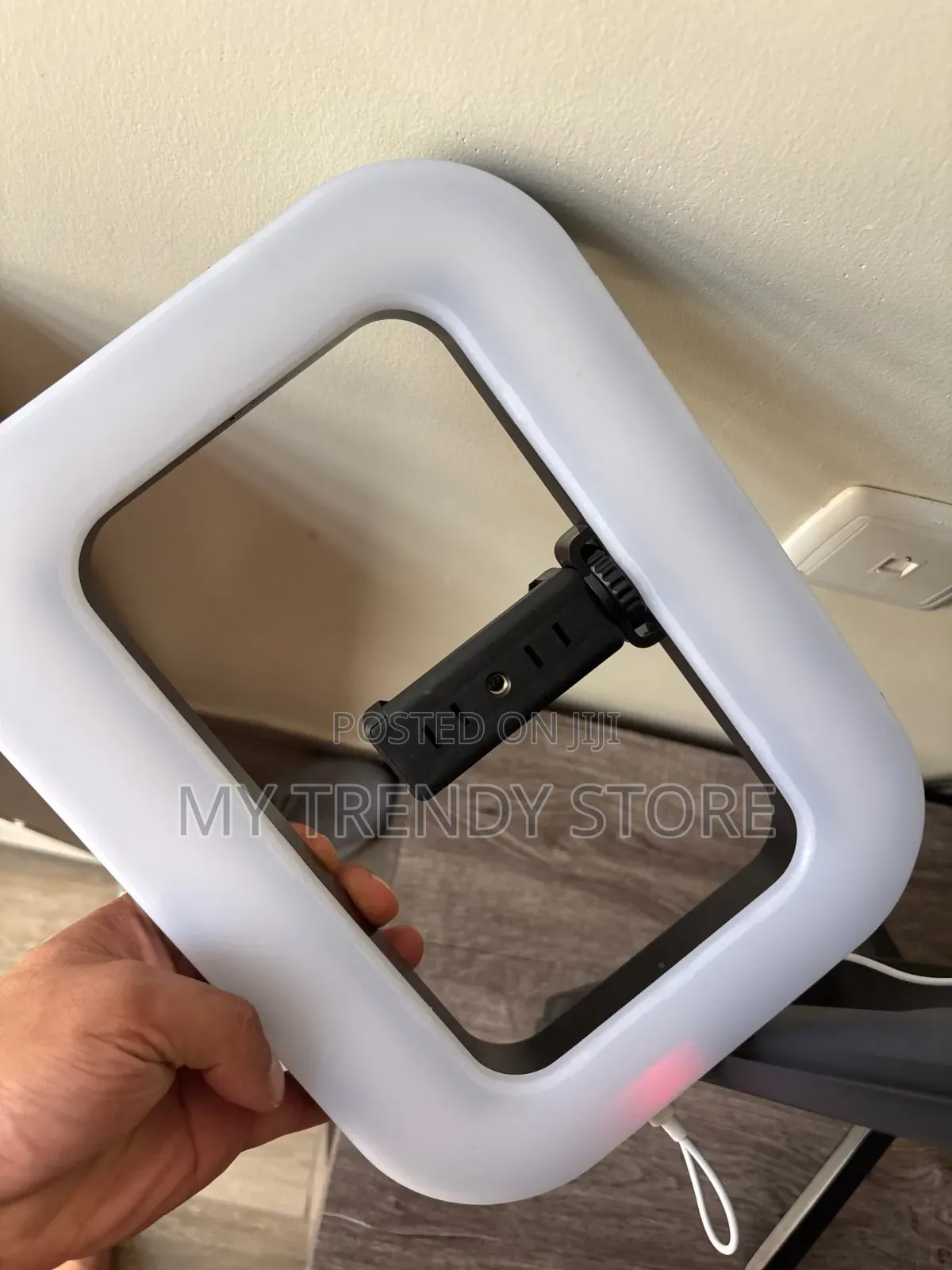 Rechargeable Handheld Ring Fill Square Light