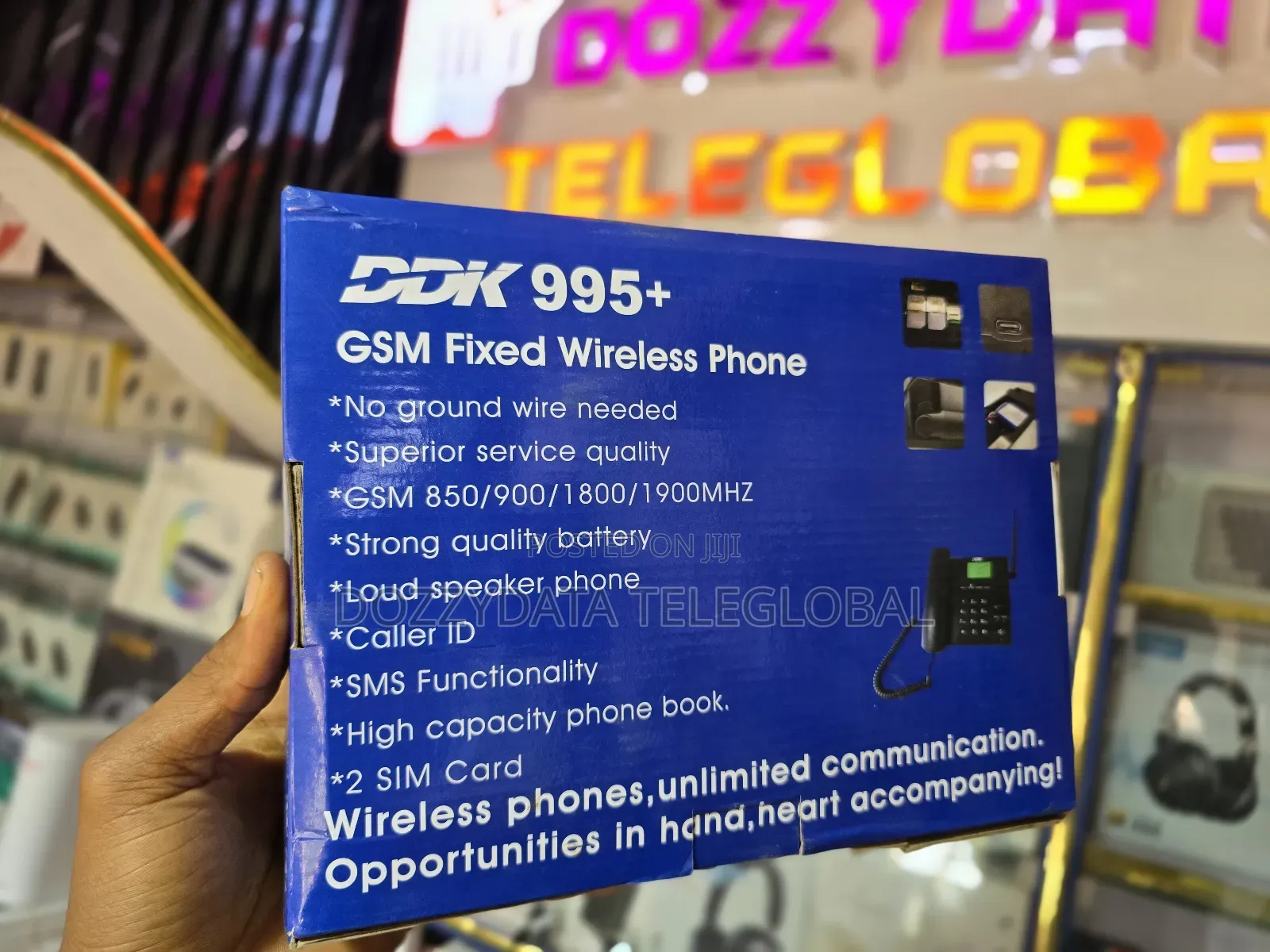 DDK 995+ Dual Sim Table/Landline GSM Phone + Fm Radio